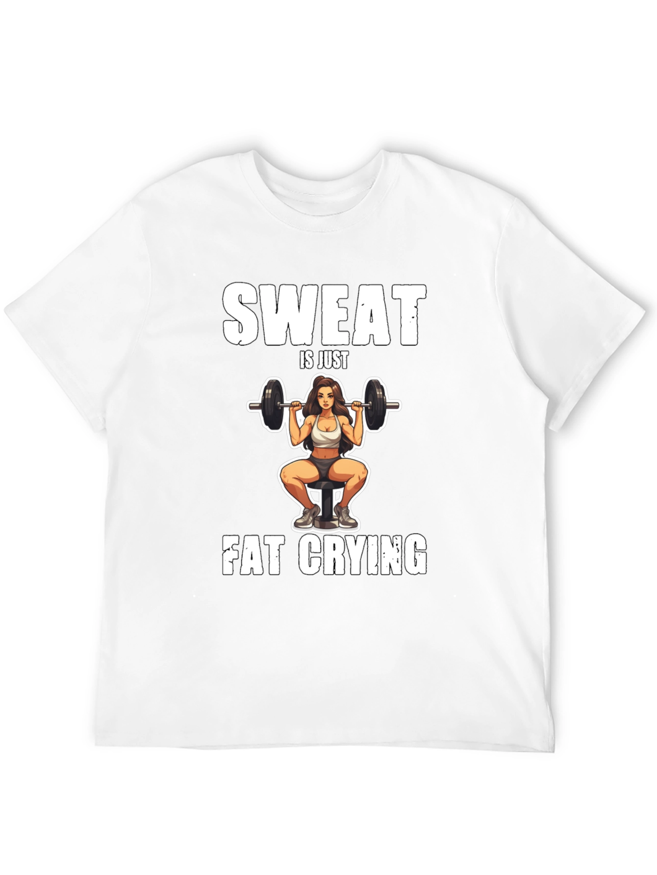 Sweat is Just Fat Crying Graphic Tee