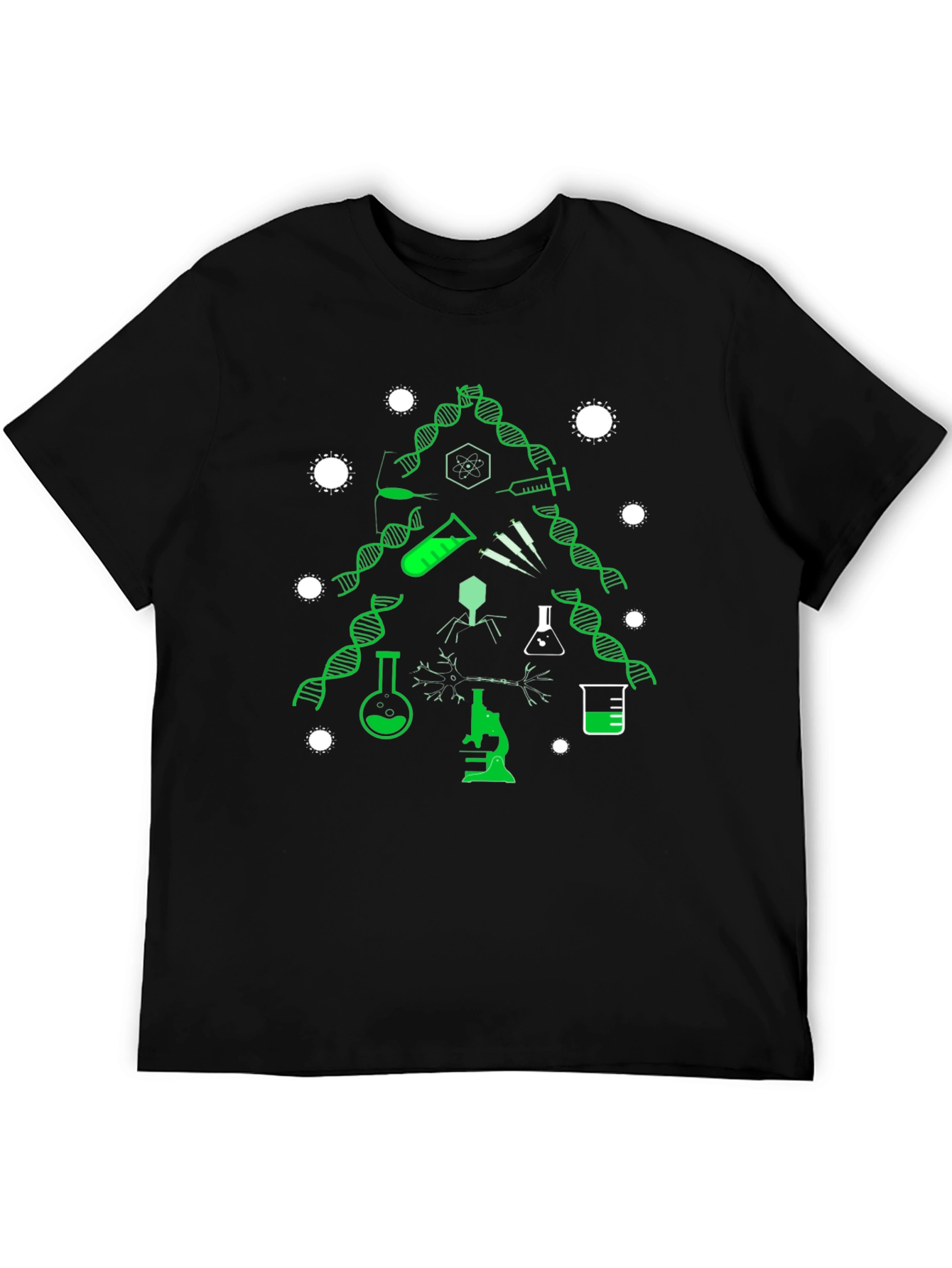 Science Christmas Tree Graphic Tee