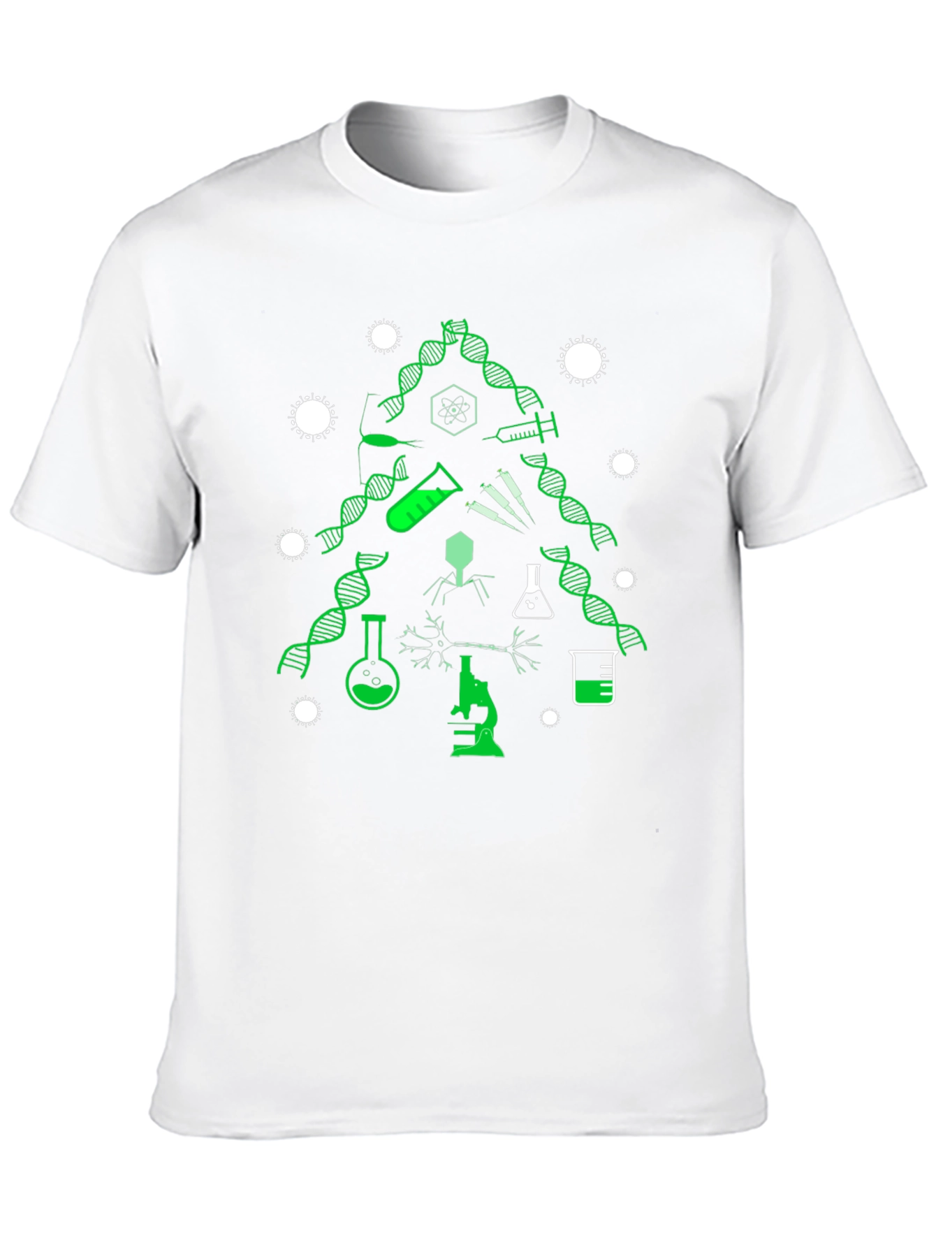 Science Christmas Tree Graphic Tee