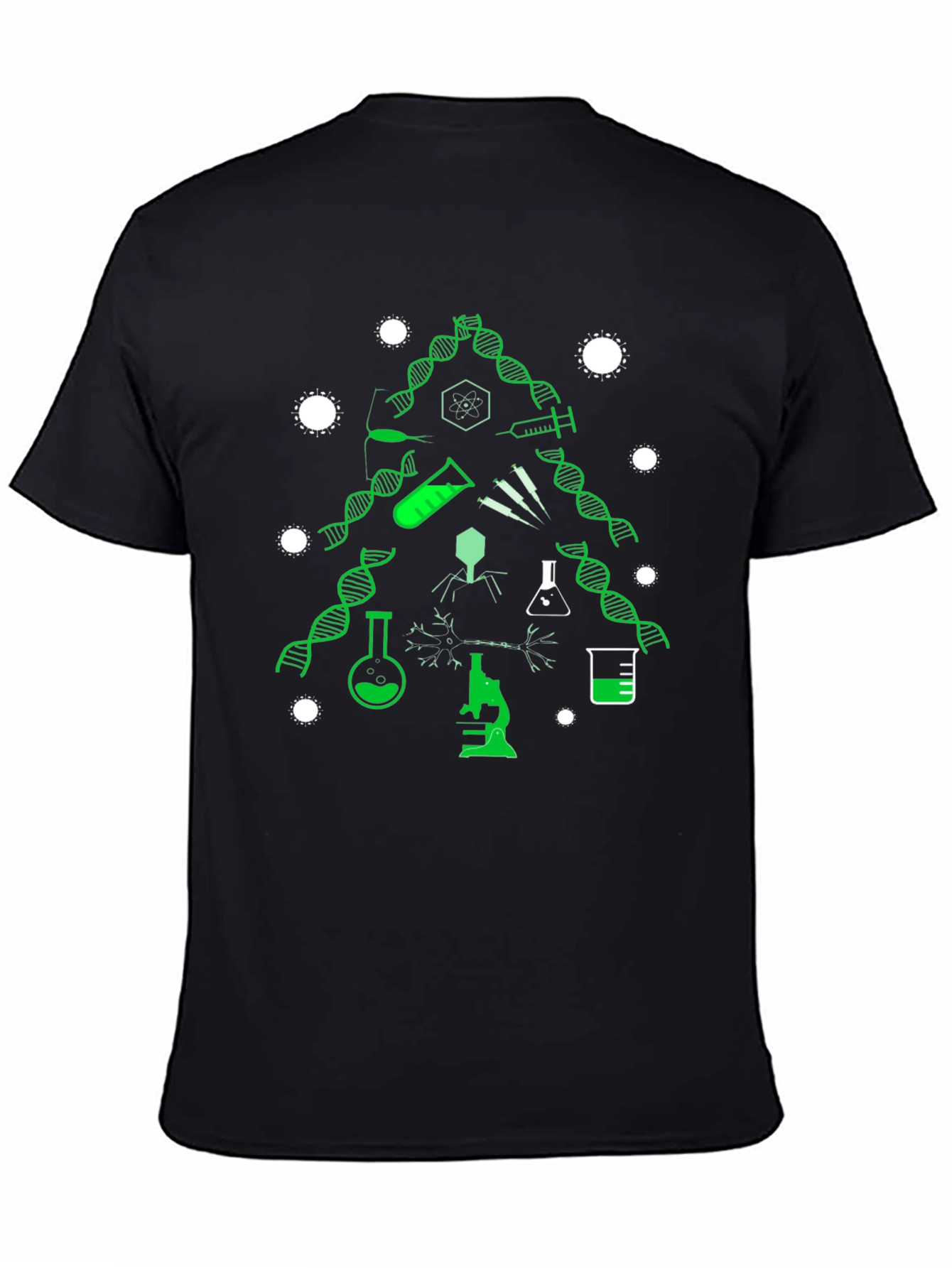 Science Christmas Tree Graphic Tee