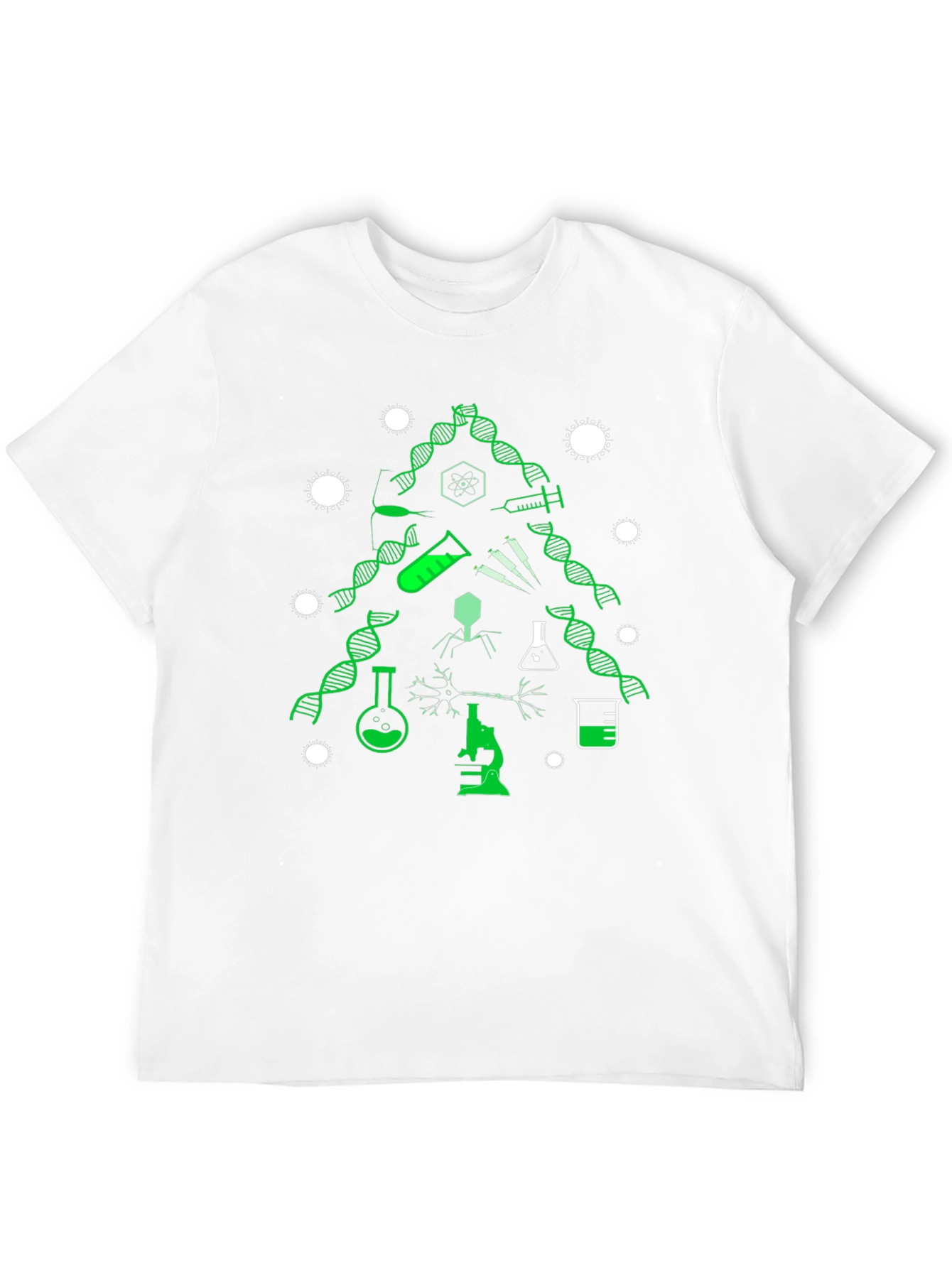 Science Christmas Tree Graphic Tee