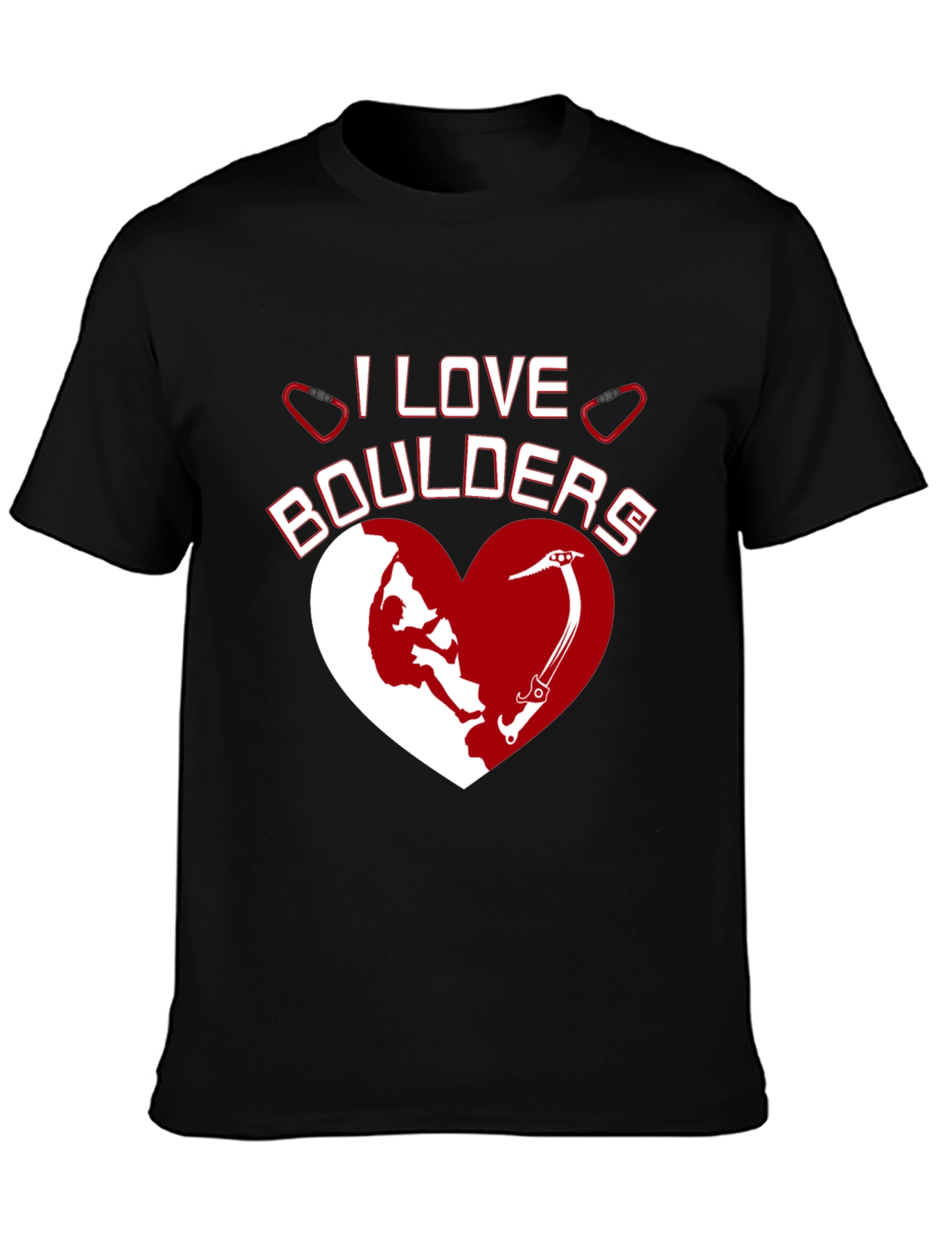 I Love Boulders Graphic T-Shirt Climbing