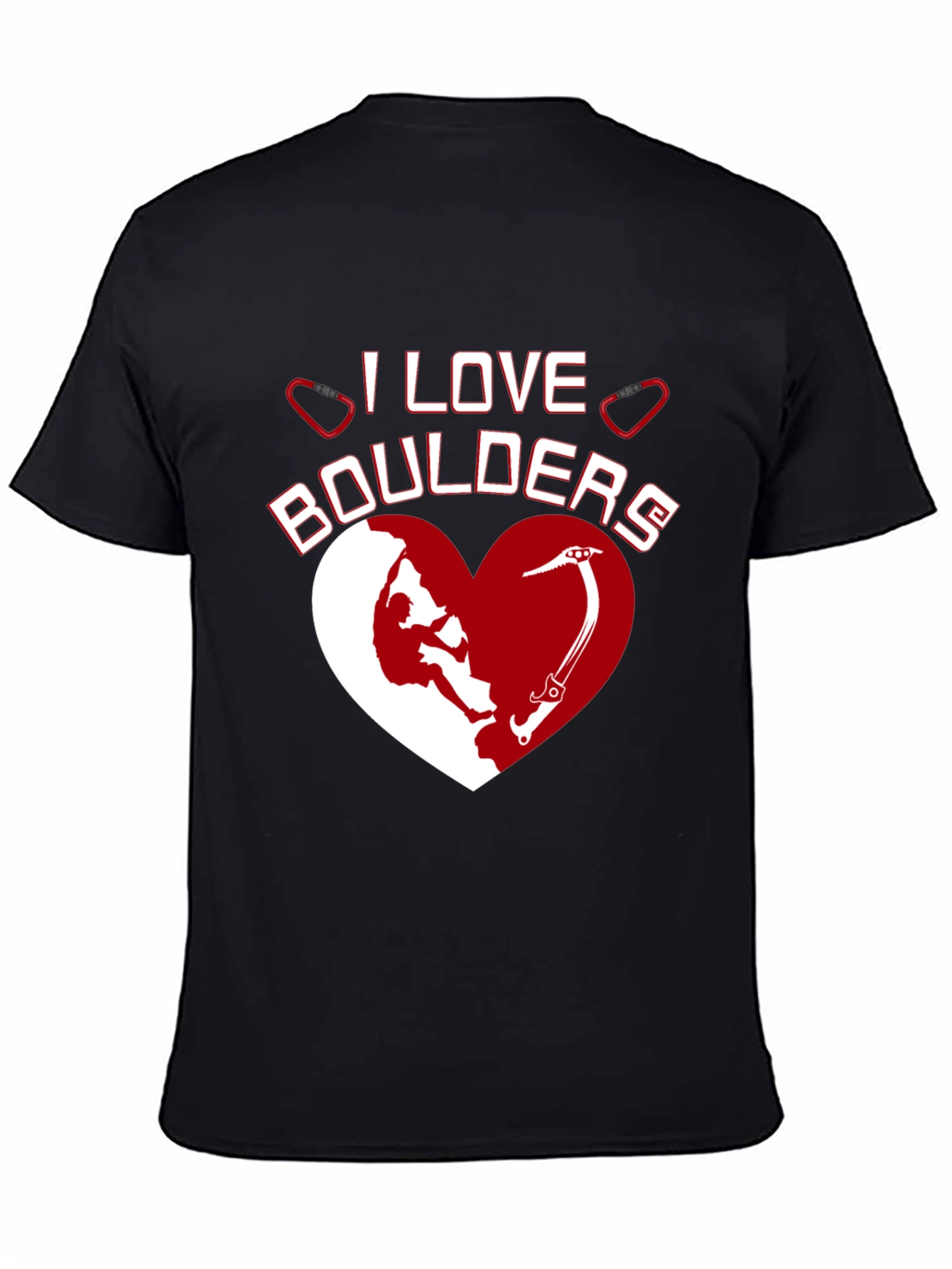 I Love Boulders Graphic T-Shirt Climbing