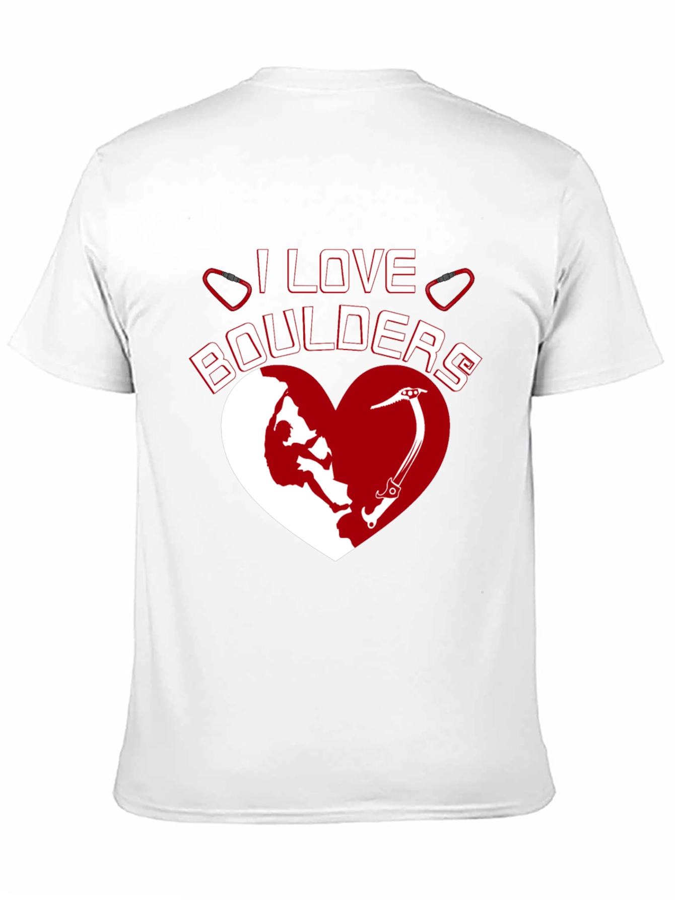 I Love Boulders Graphic T-Shirt Climbing