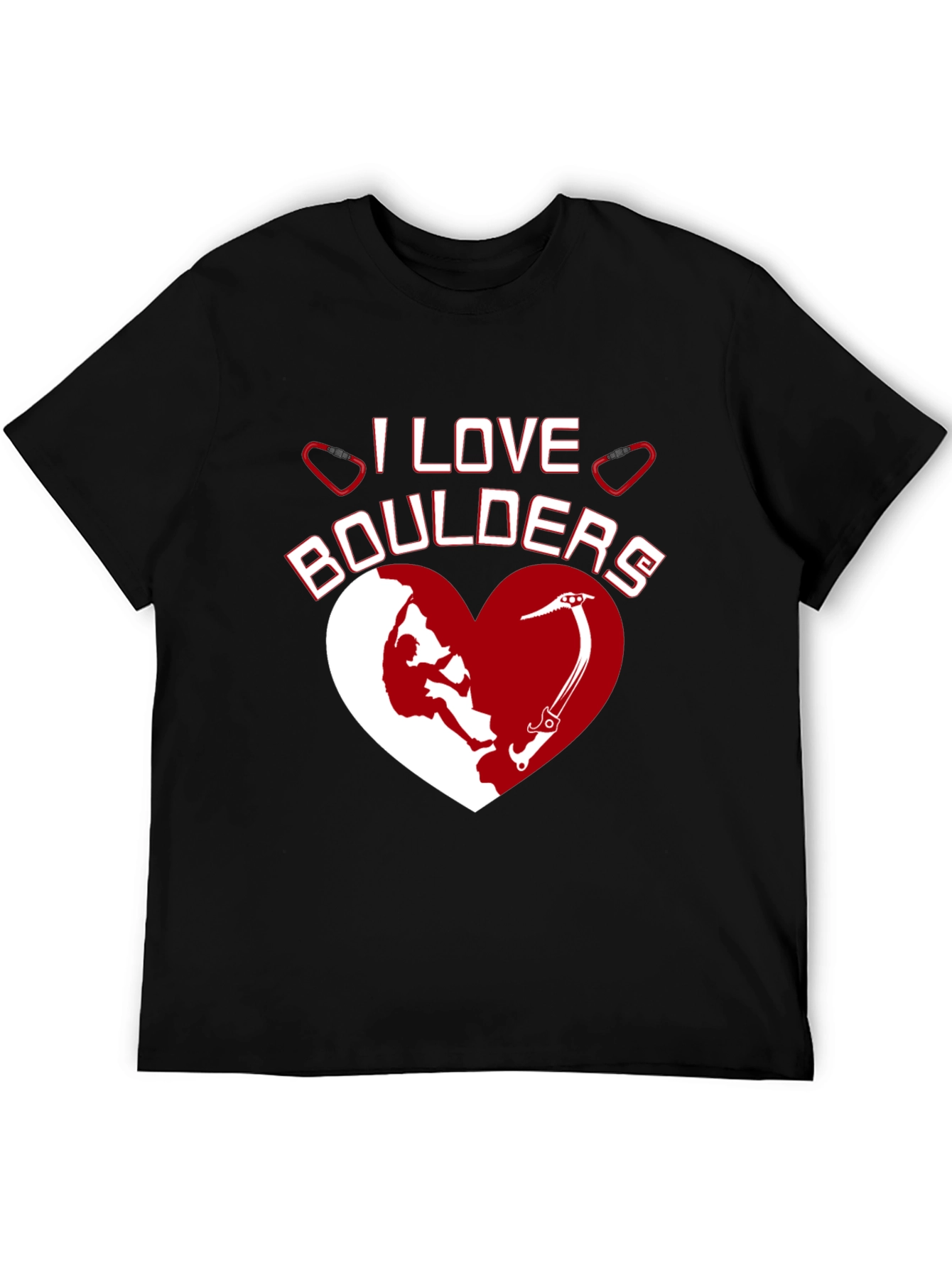 I Love Boulders Graphic T-Shirt Climbing