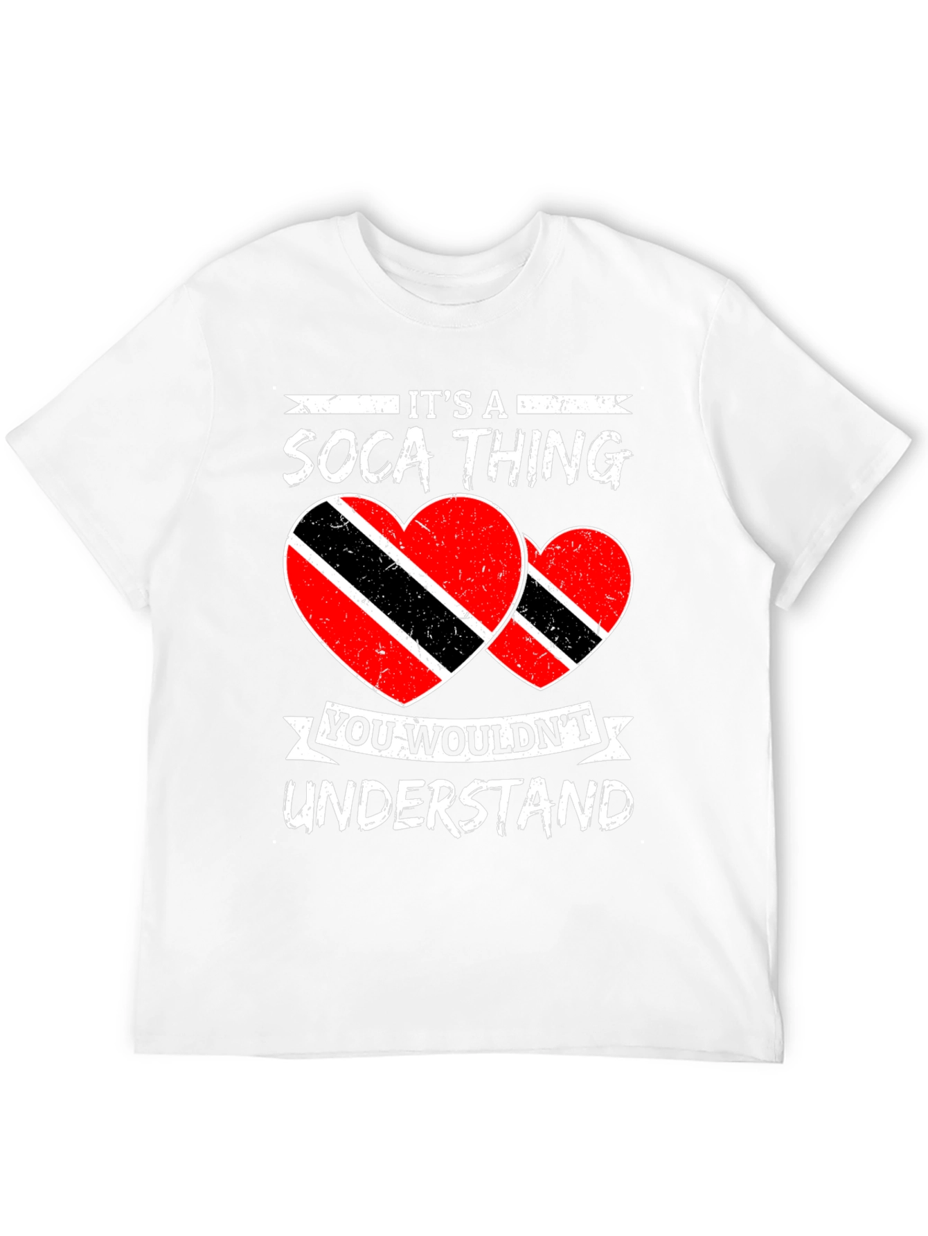 Soca Thing T-Shirt - Trinidad Flag Heart Design