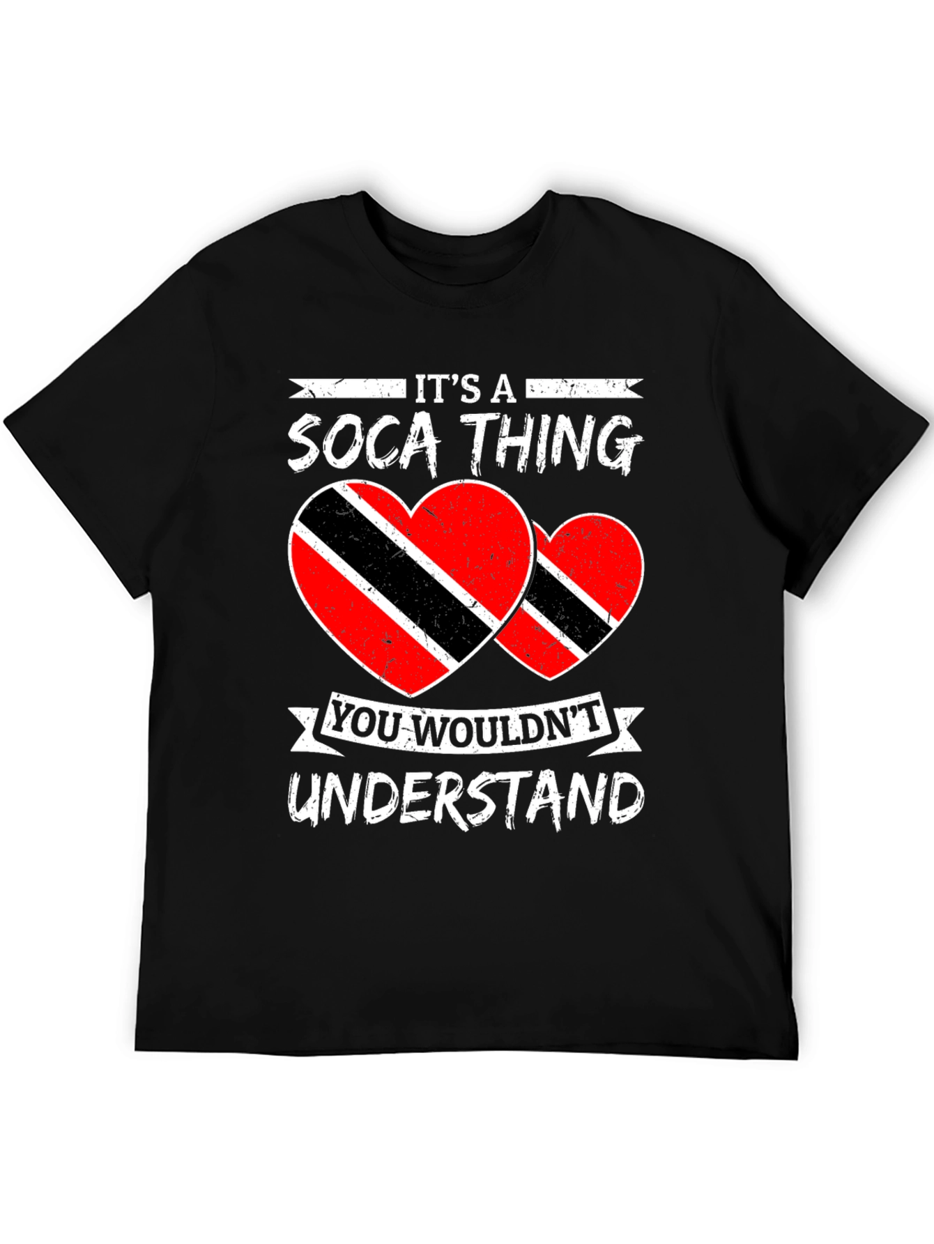 Soca Thing T-Shirt - Trinidad Flag Heart Design