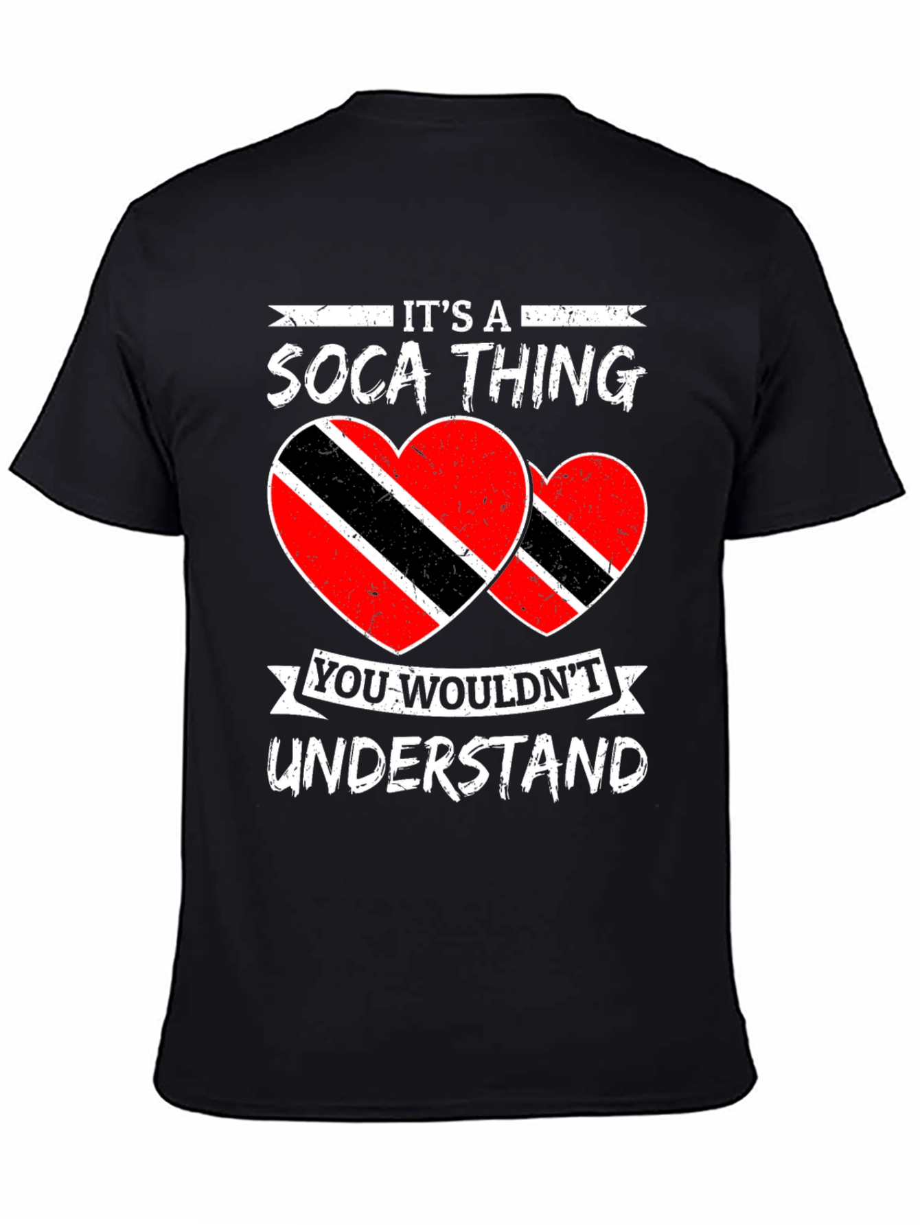 Soca Thing T-Shirt - Trinidad Flag Heart Design