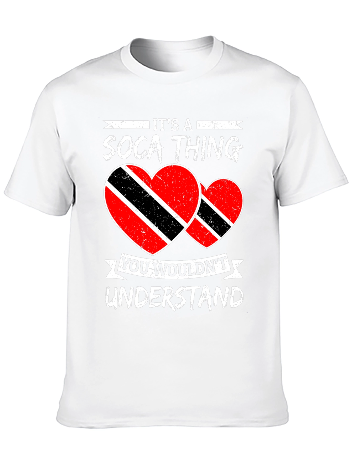 Soca Thing T-Shirt - Trinidad Flag Heart Design
