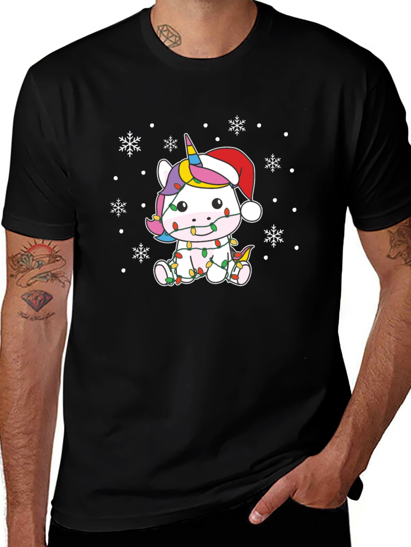 Christmas Unicorn T-Shirt - Holiday Style!