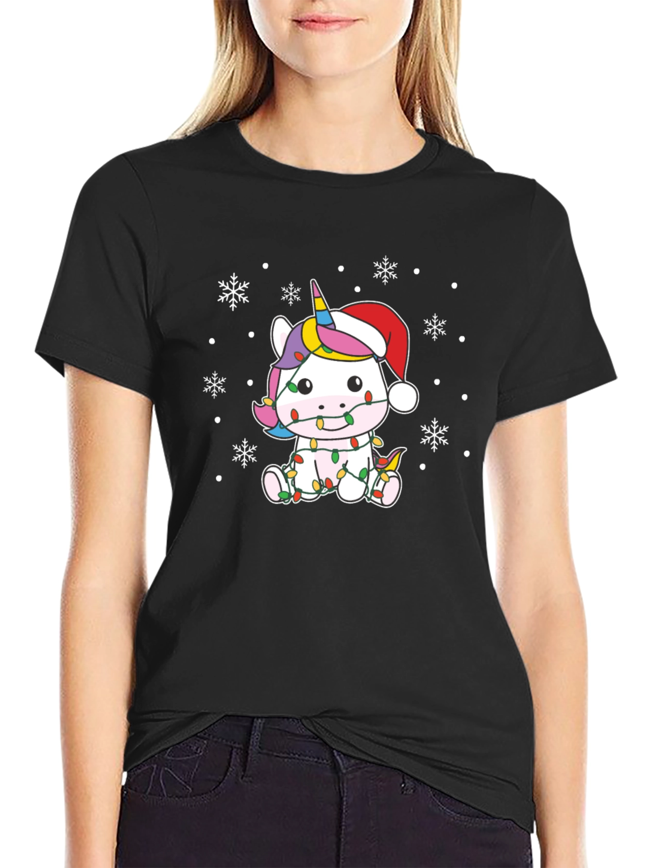 Christmas Unicorn T-Shirt - Holiday Style!