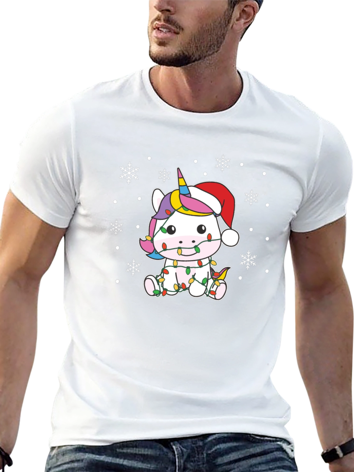 Christmas Unicorn T-Shirt - Holiday Style!