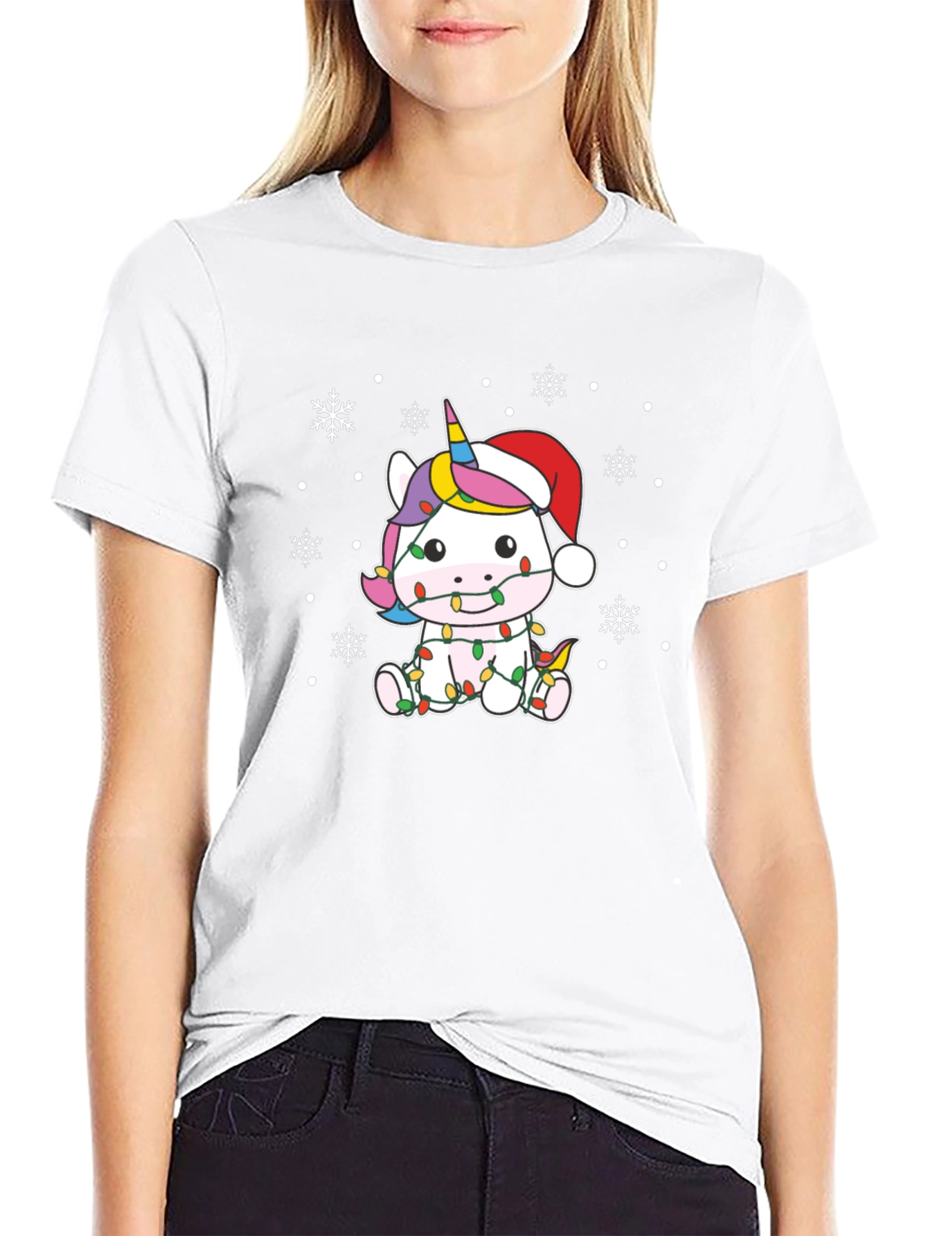 Christmas Unicorn T-Shirt - Holiday Style!