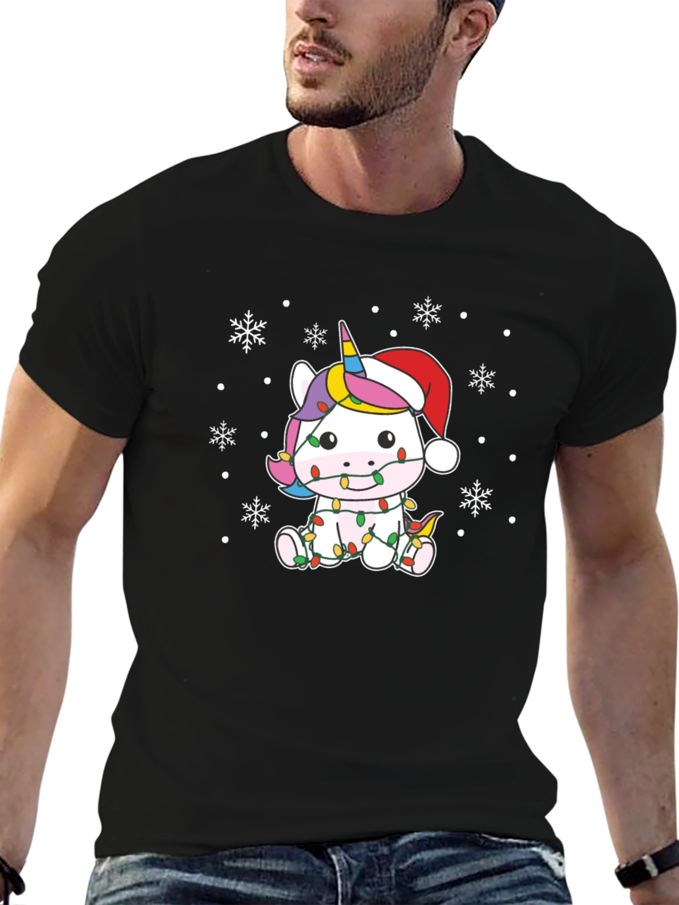 Christmas Unicorn T-Shirt - Holiday Style!