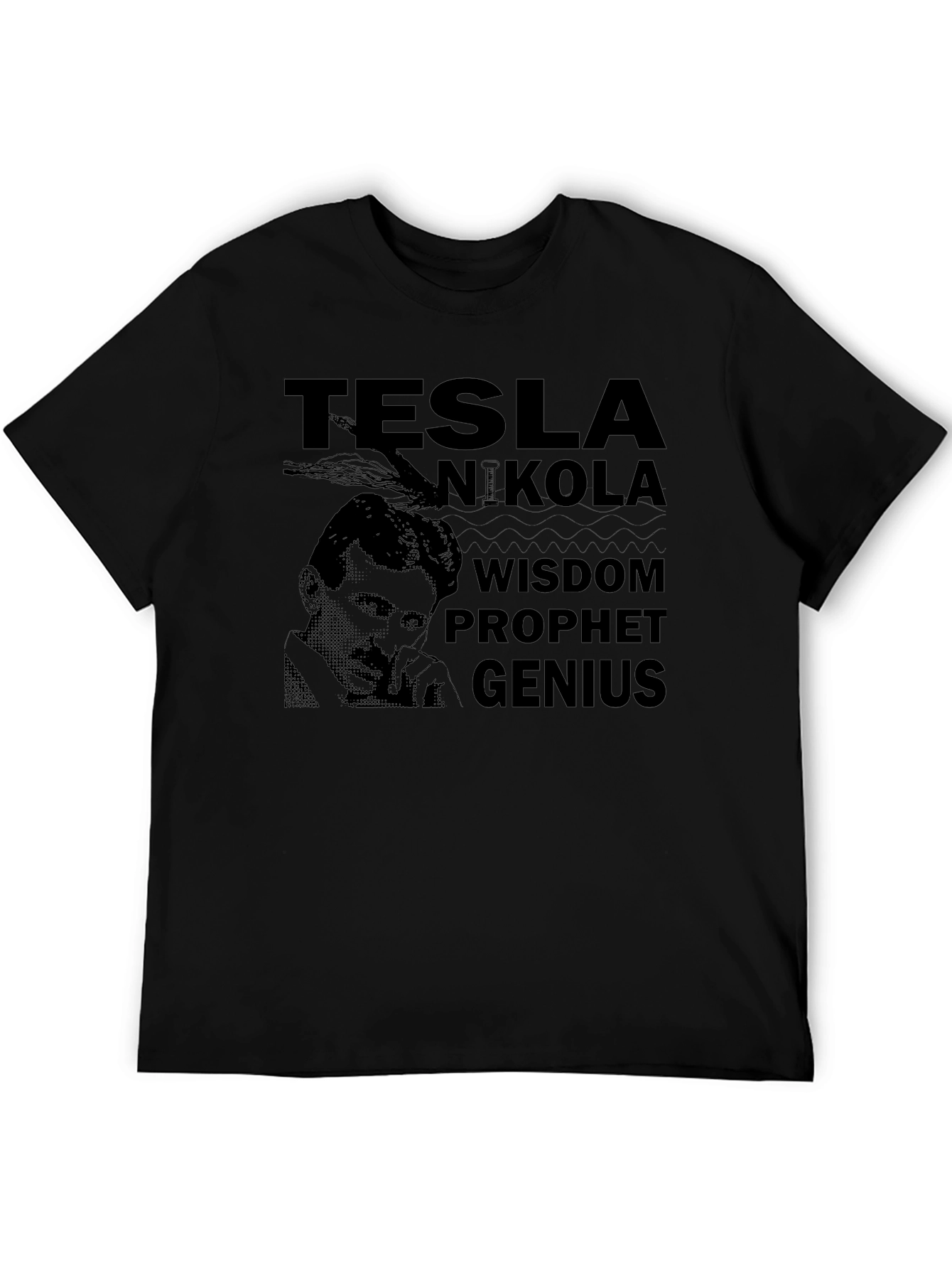 Tesla Nikola Wisdom Prophet Genius T-Shirt
