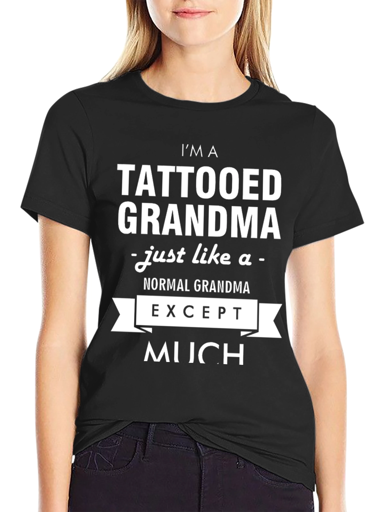Tattooed Grandma Graphic Novelty T-Shirt