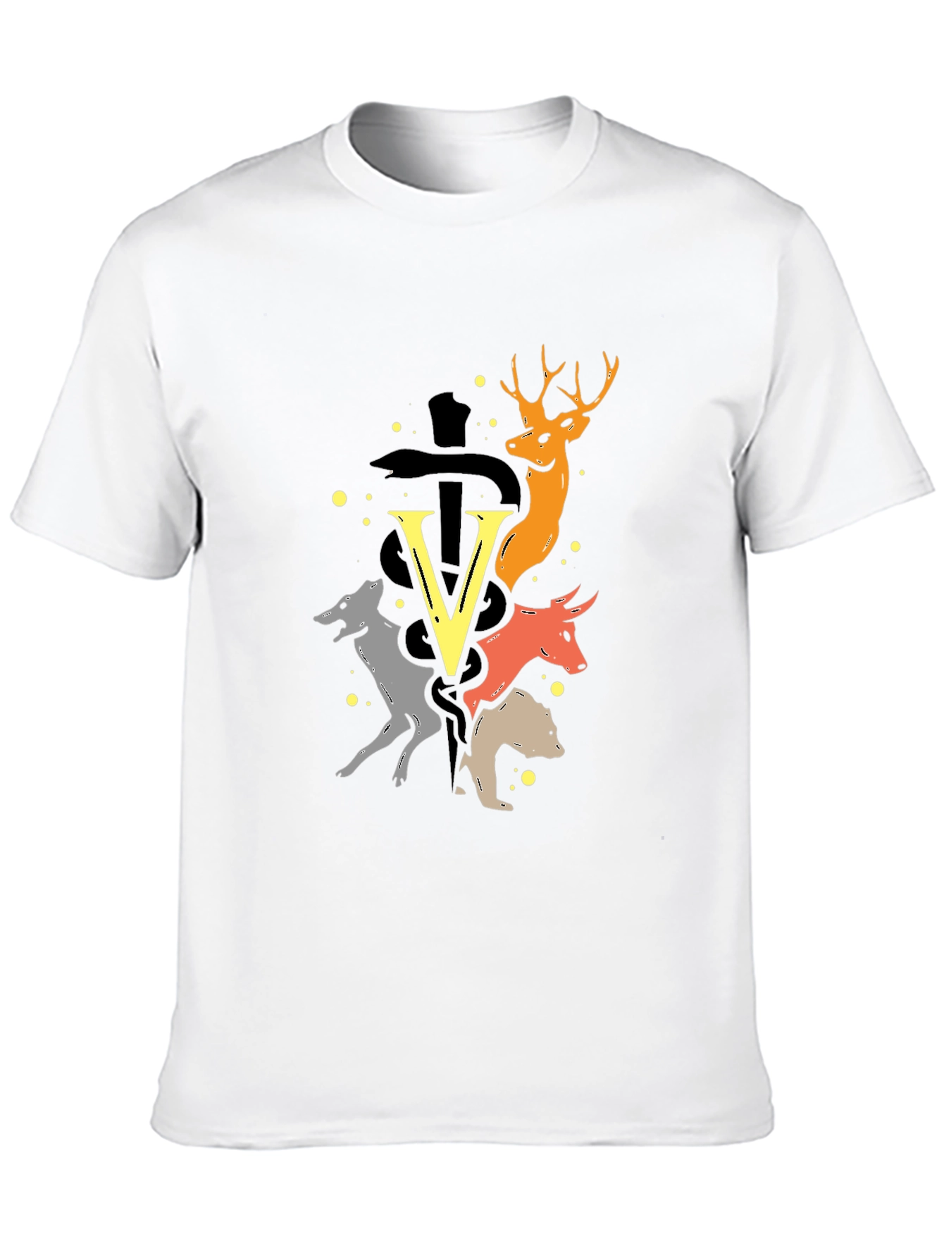 Animal Graphic Tee - Unique Design Soft Fabric