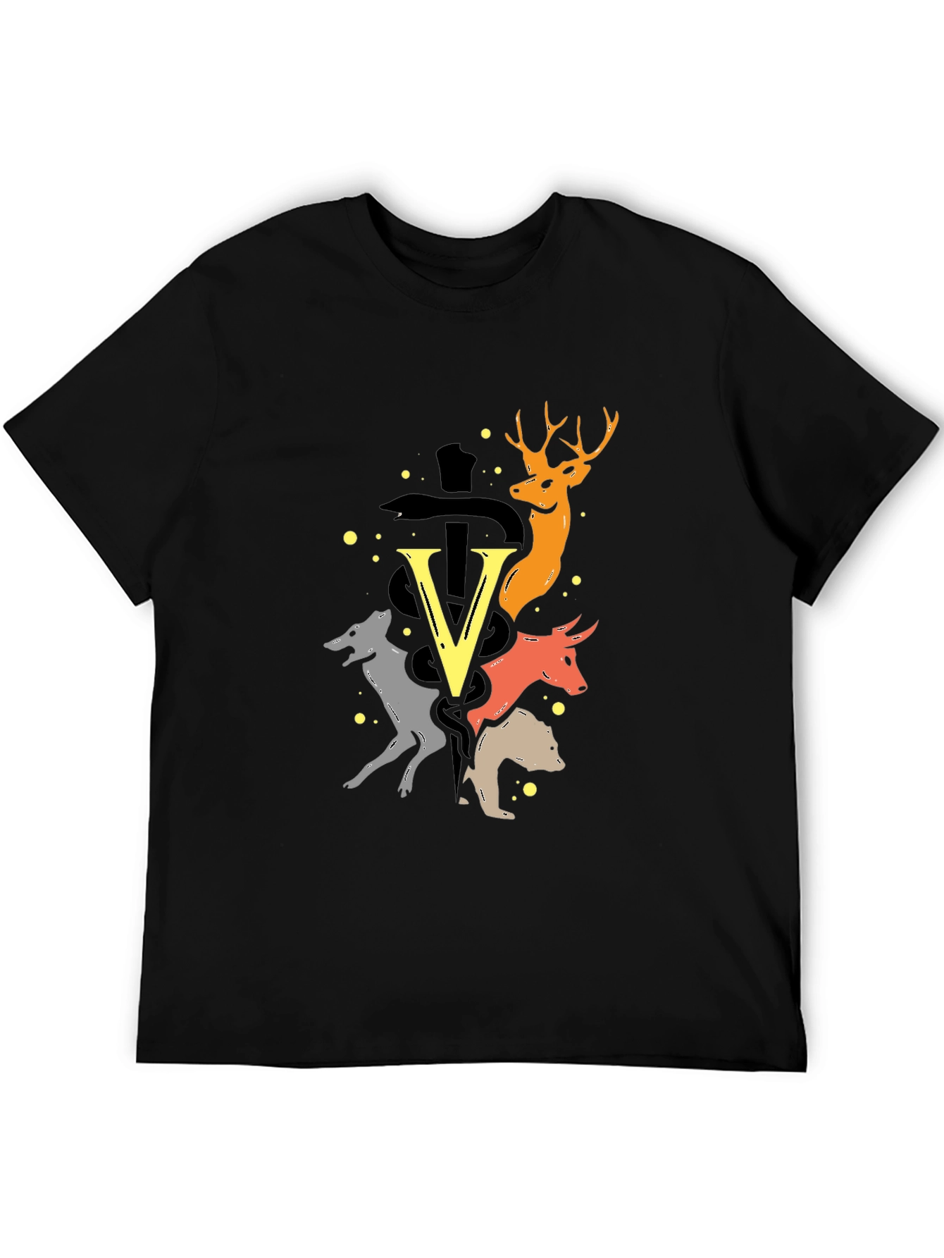 Animal Graphic Tee - Unique Design Soft Fabric