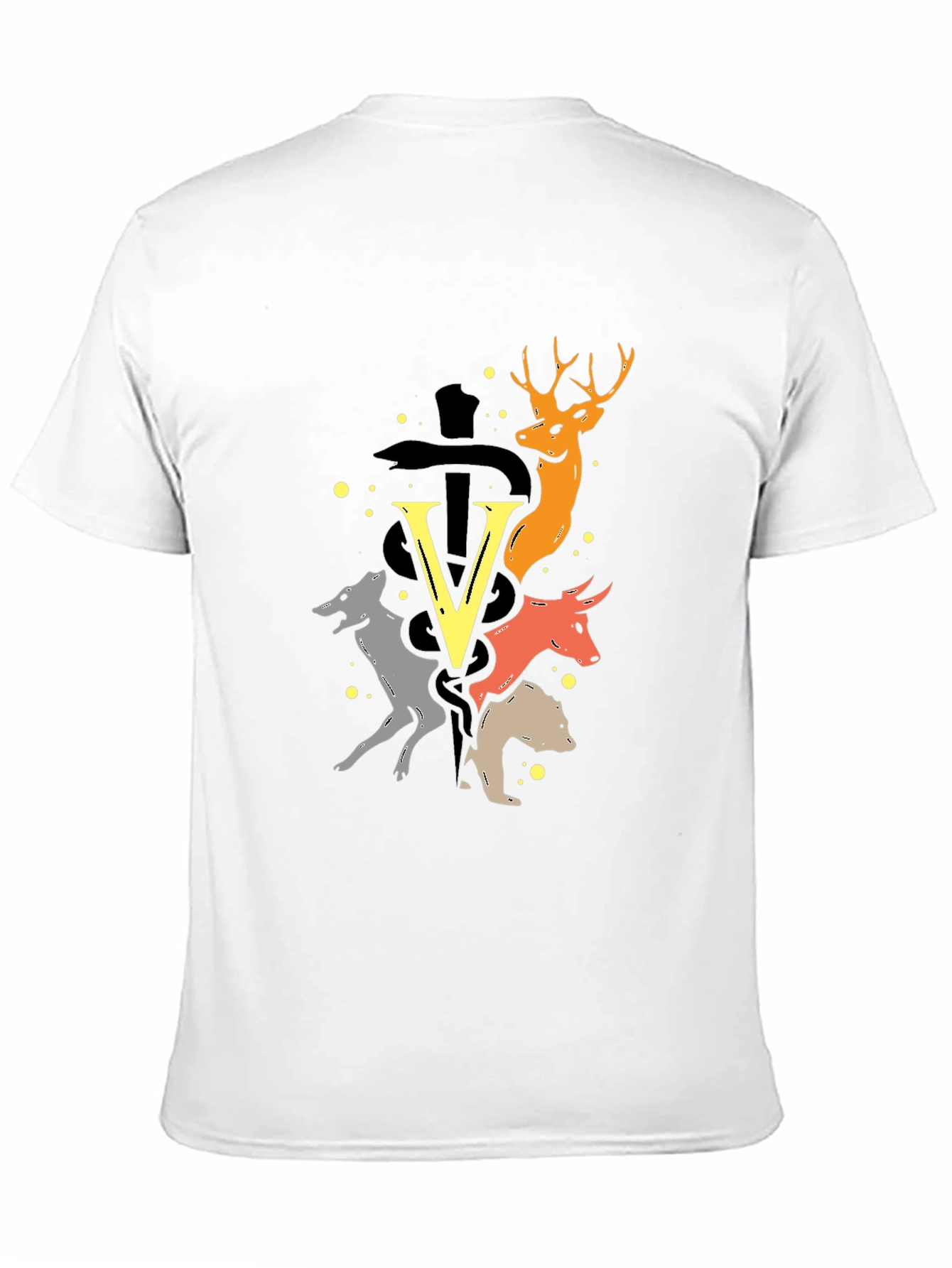 Animal Graphic Tee - Unique Design Soft Fabric