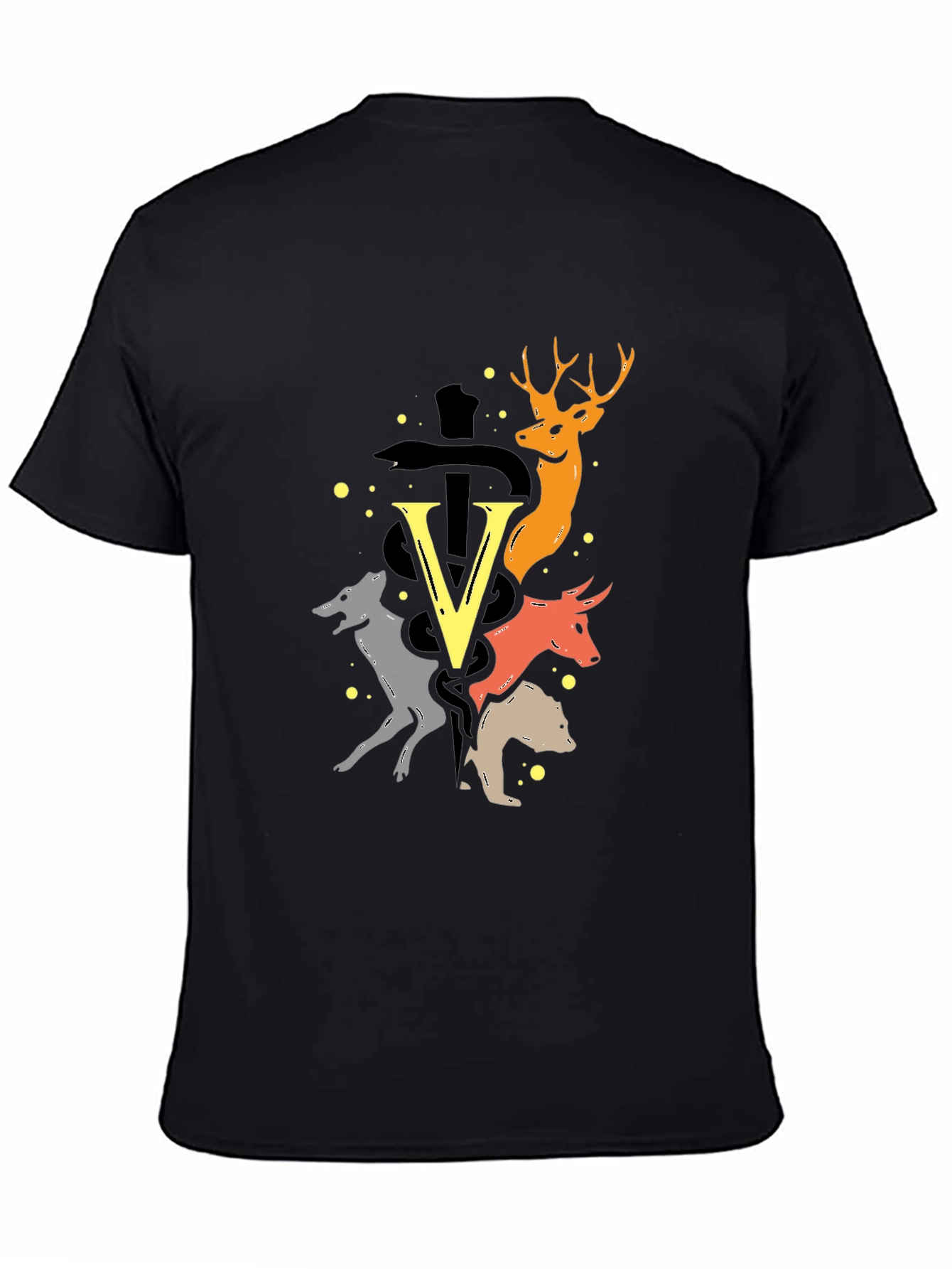 Animal Graphic Tee - Unique Design Soft Fabric