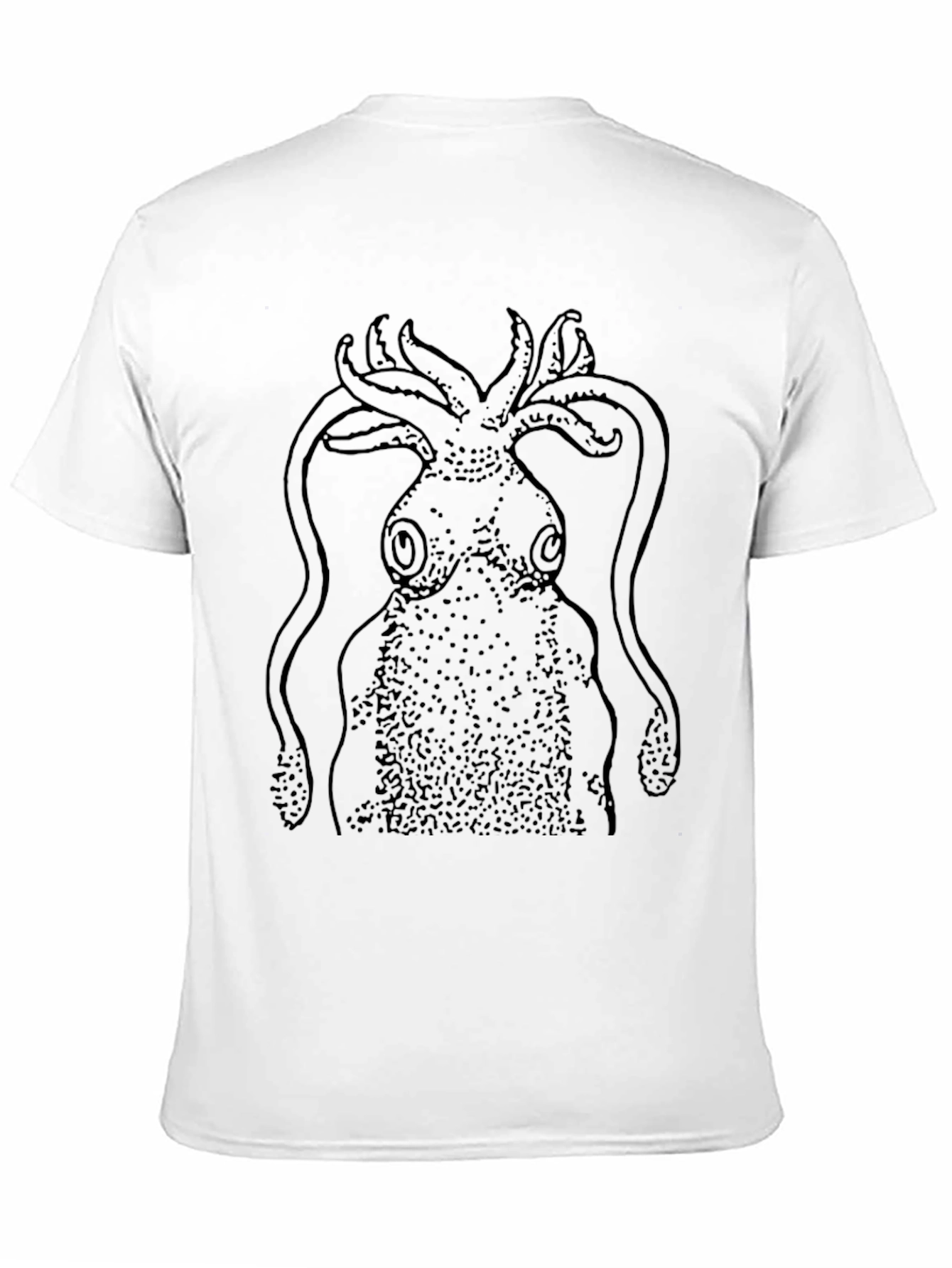 Squid Graphic Tee - Unique Black T-Shirt