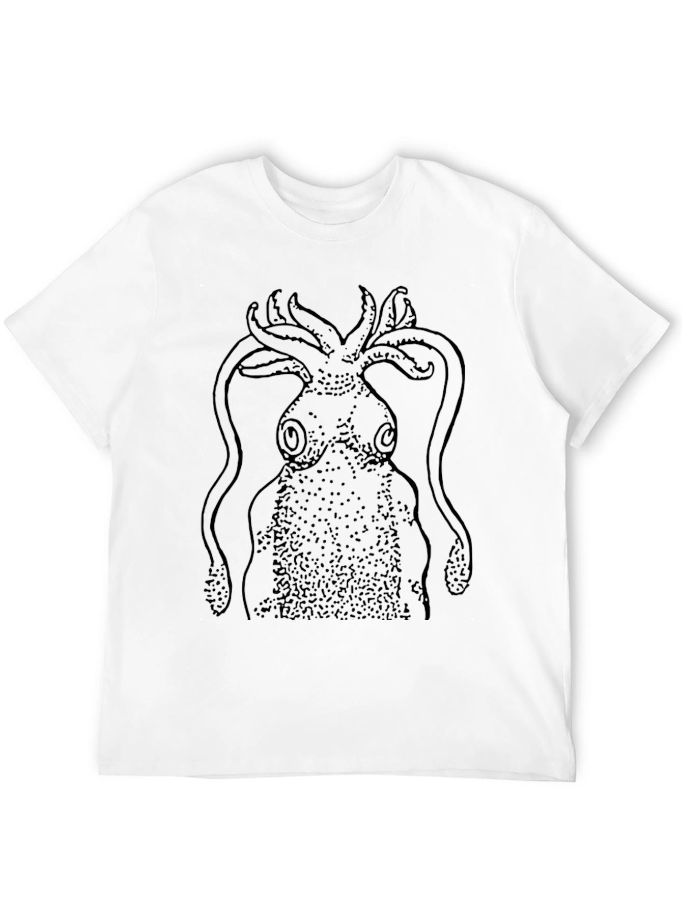 Squid Graphic Tee - Unique Black T-Shirt