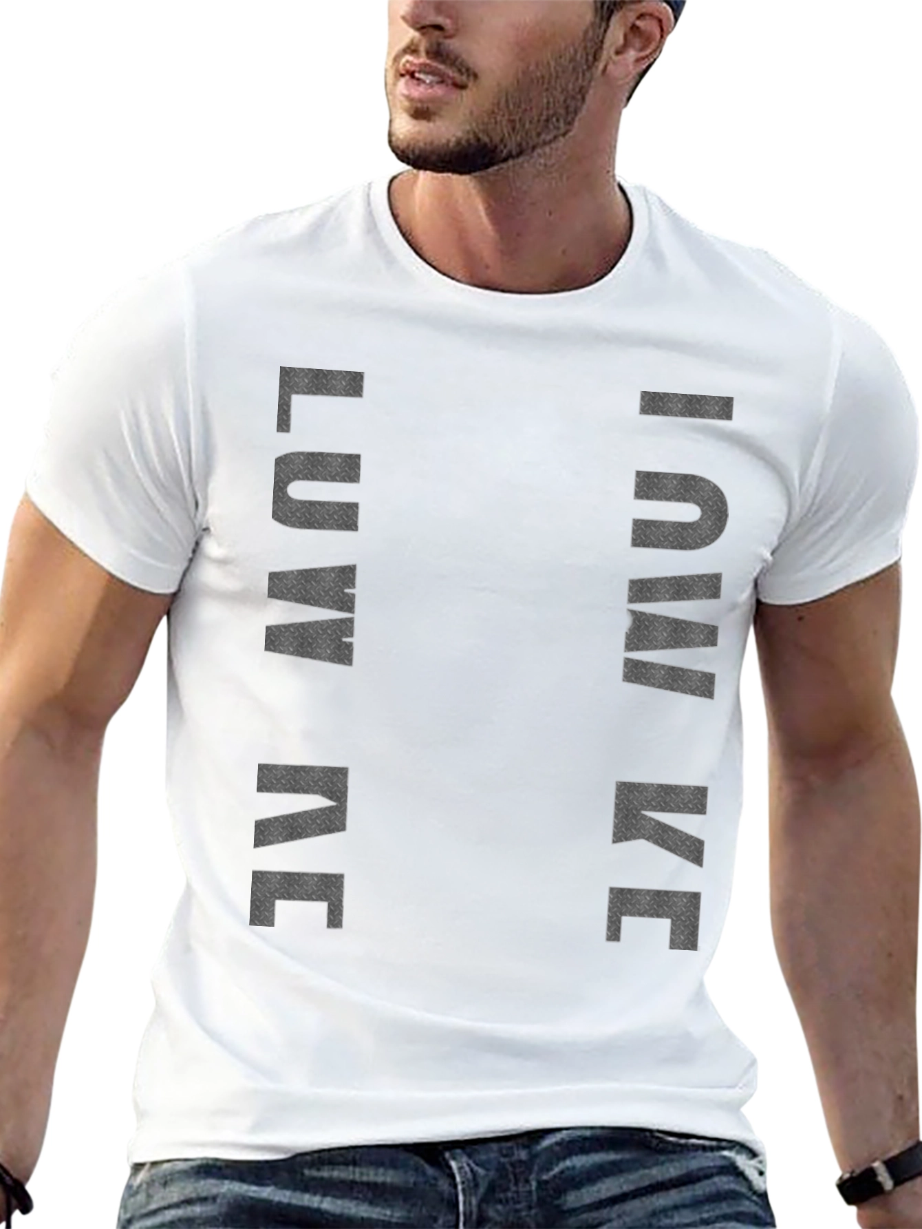LUV ME LIKE ME Black Graphic Print Tee Shirt