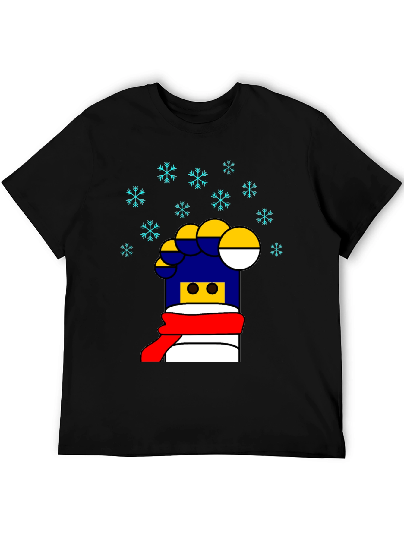 Festive LEGO Brick Graphic Tee
