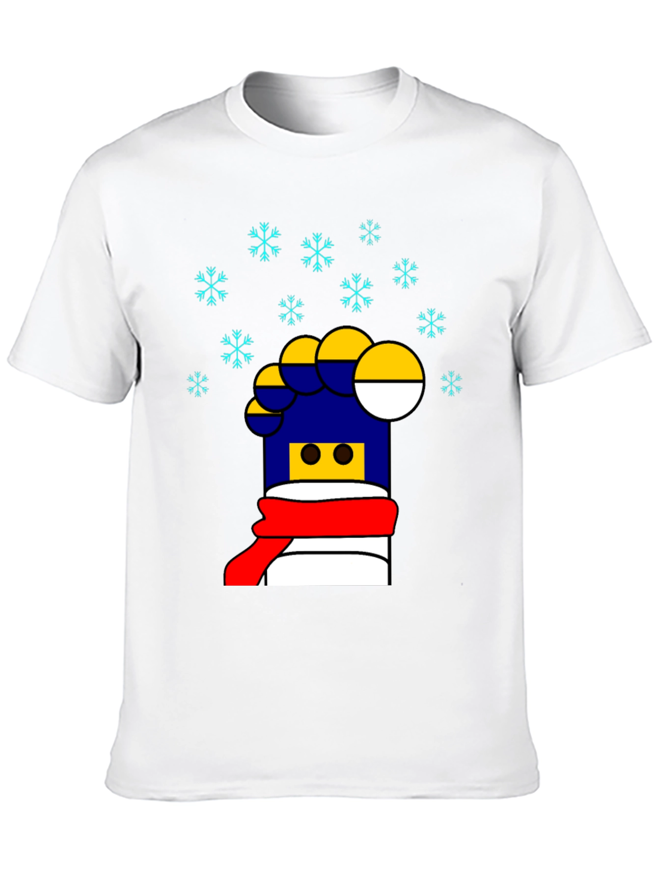 Festive LEGO Brick Graphic Tee