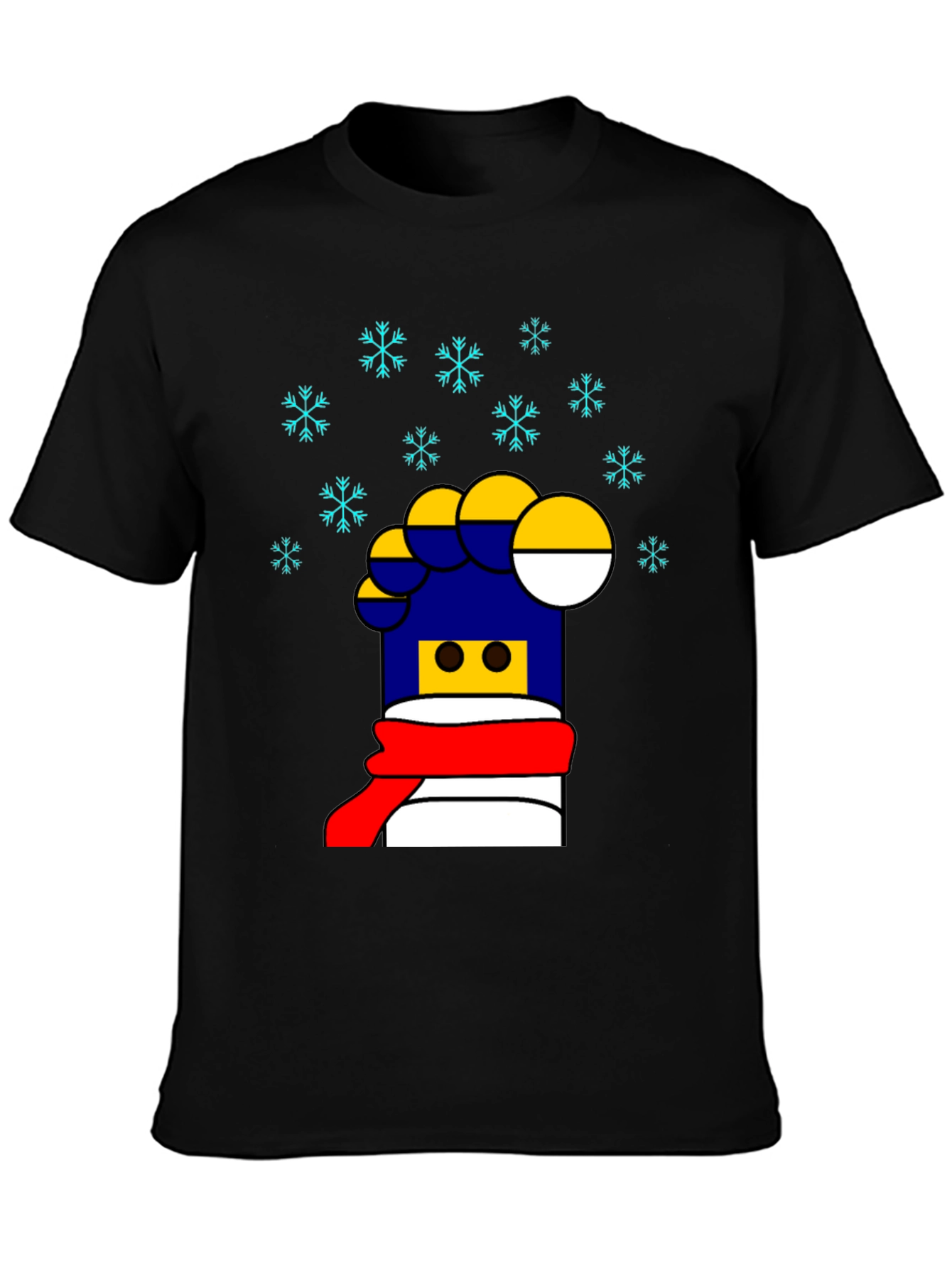 Festive LEGO Brick Graphic Tee