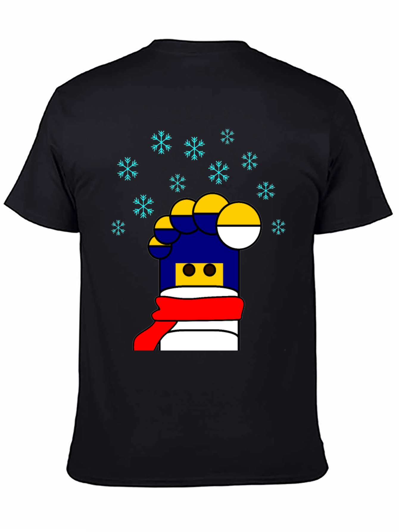 Festive LEGO Brick Graphic Tee