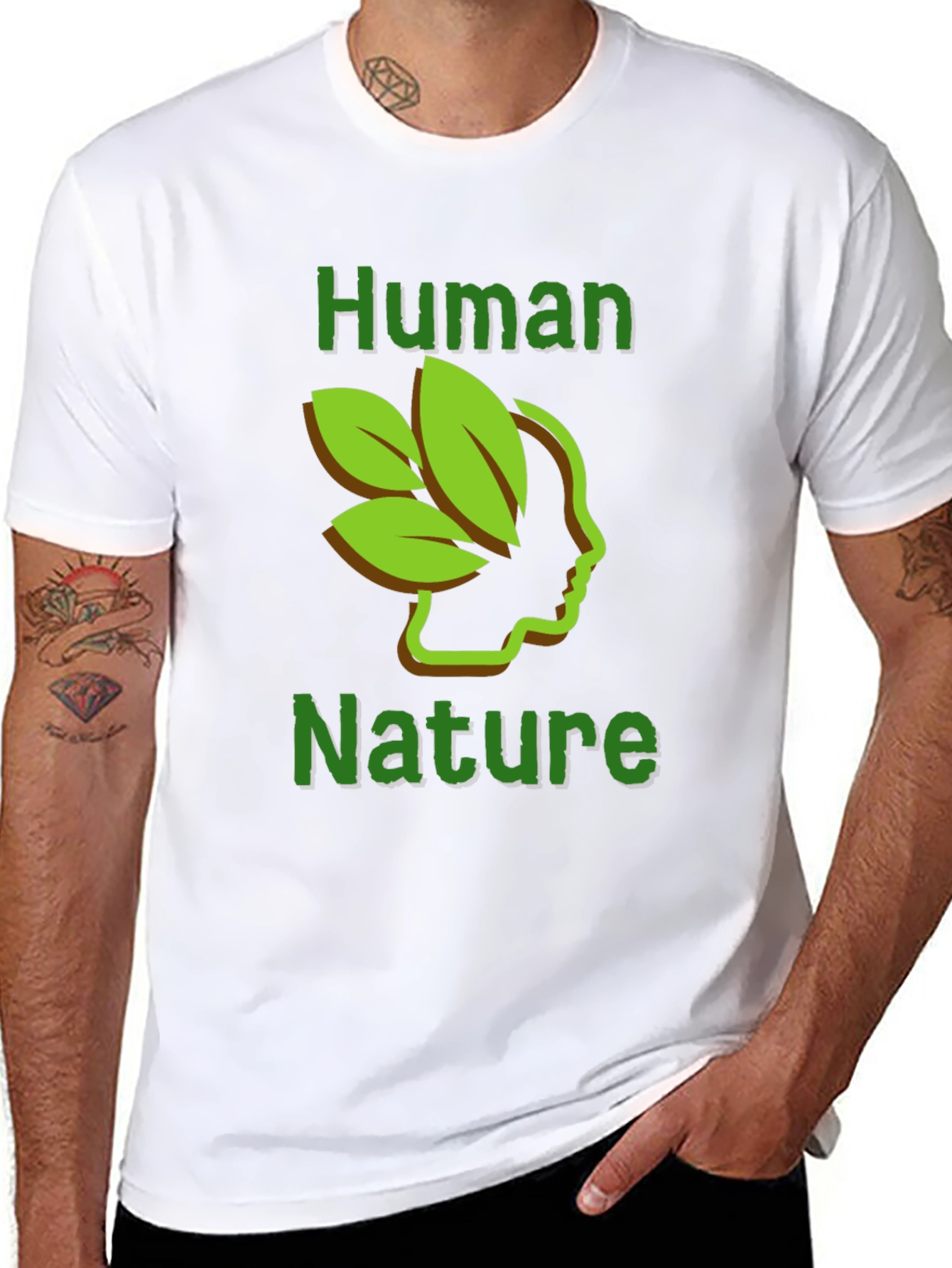 Human Nature Graphic Tee - Black