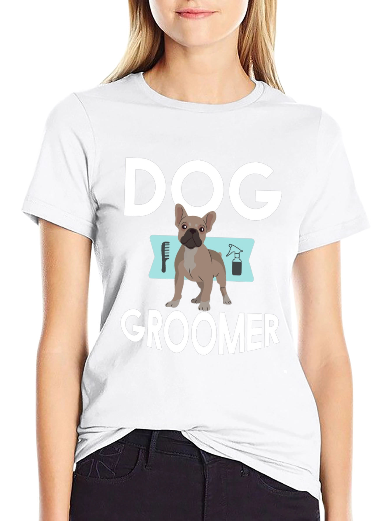 Dog Groomer T-Shirt - Unisex Black Cotton Tee
