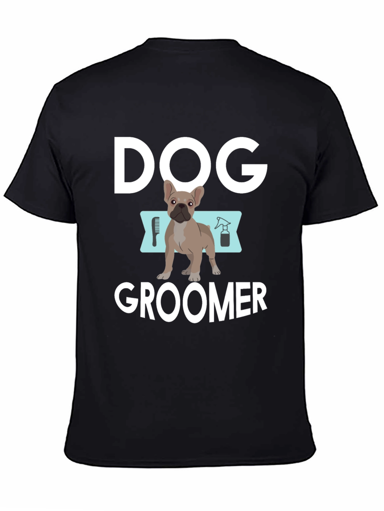 Dog Groomer T-Shirt - Unisex Black Cotton Tee