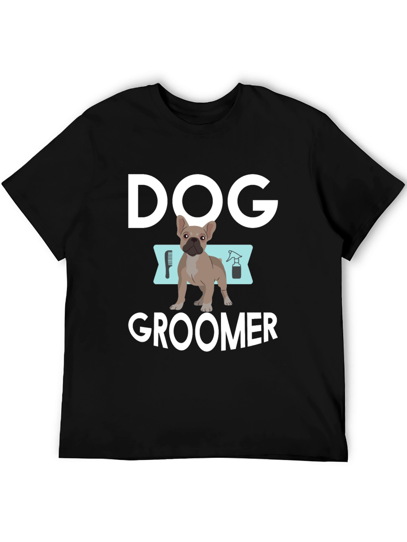 Dog Groomer T-Shirt - Unisex Black Cotton Tee