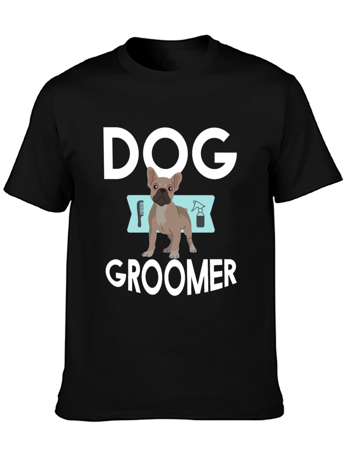 Dog Groomer T-Shirt - Unisex Black Cotton Tee