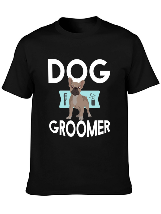 Dog Groomer T-Shirt - Unisex Black Cotton Tee