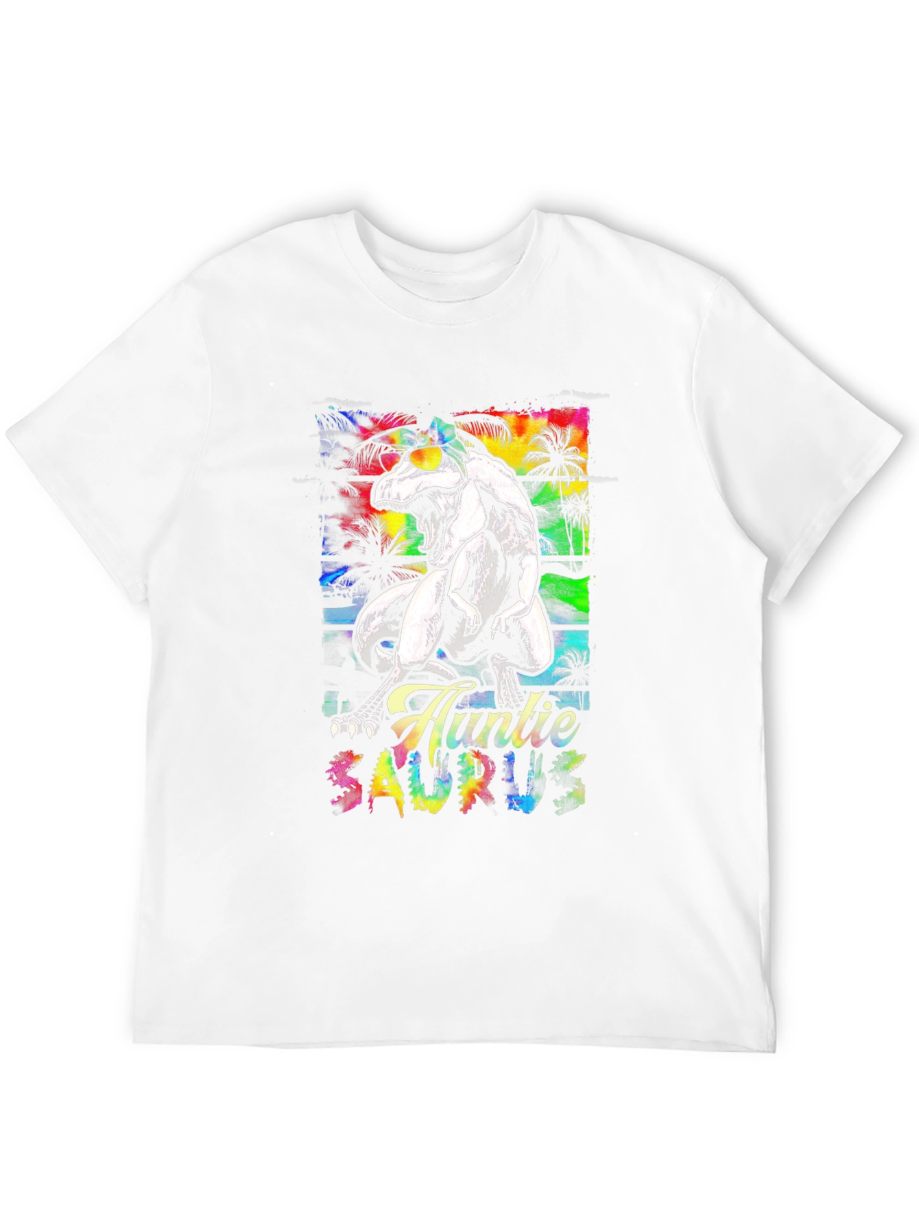 Auntie Saurus Rex Black T-Shirt