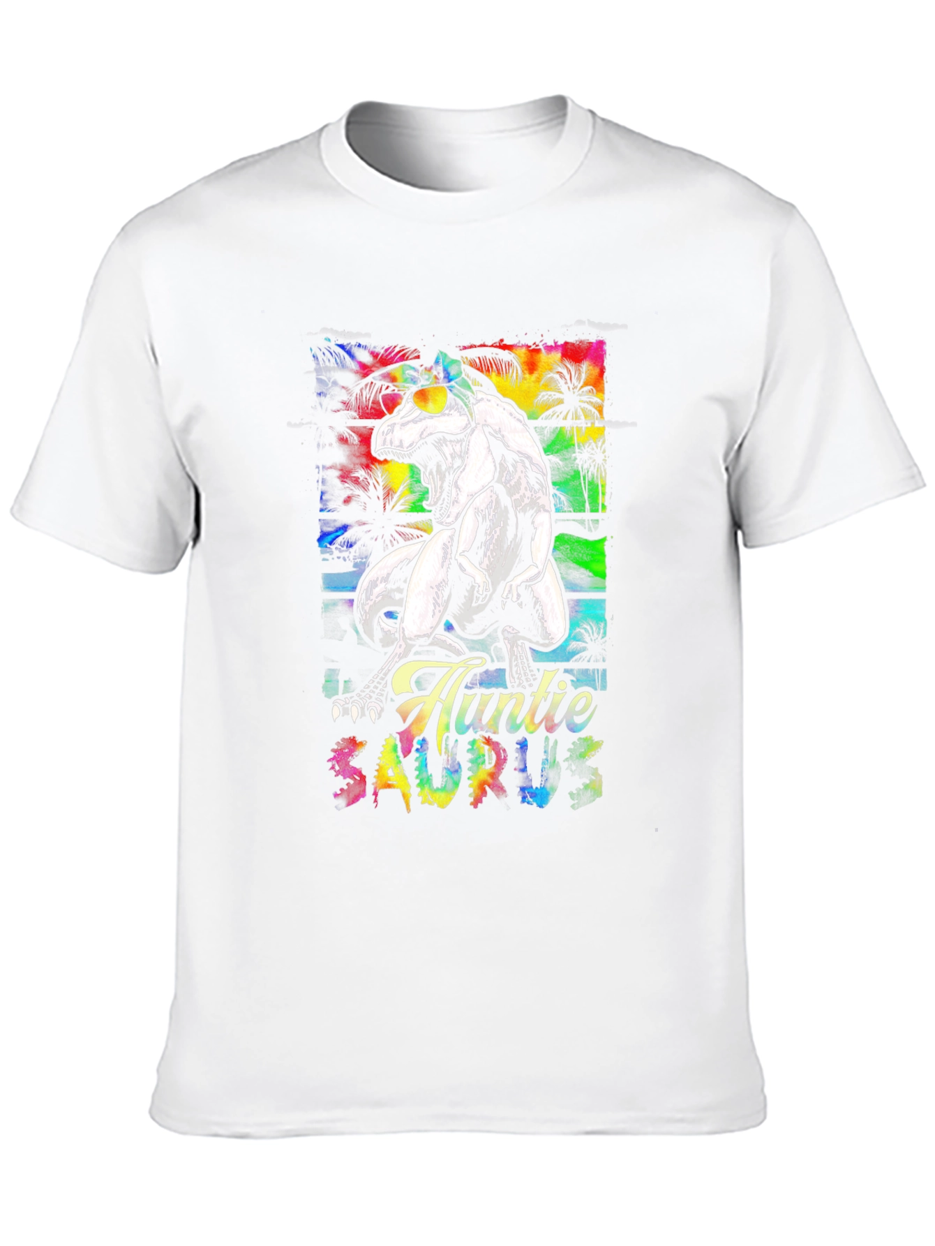 Auntie Saurus Rex Black T-Shirt