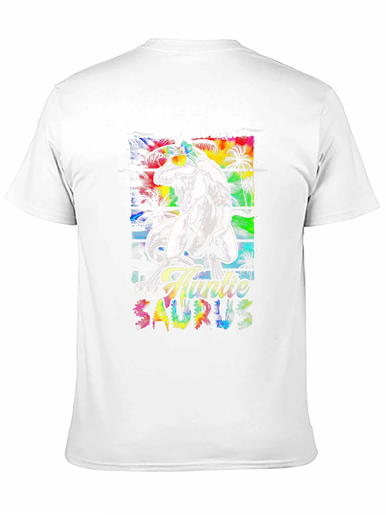 Auntie Saurus Rex Black T-Shirt