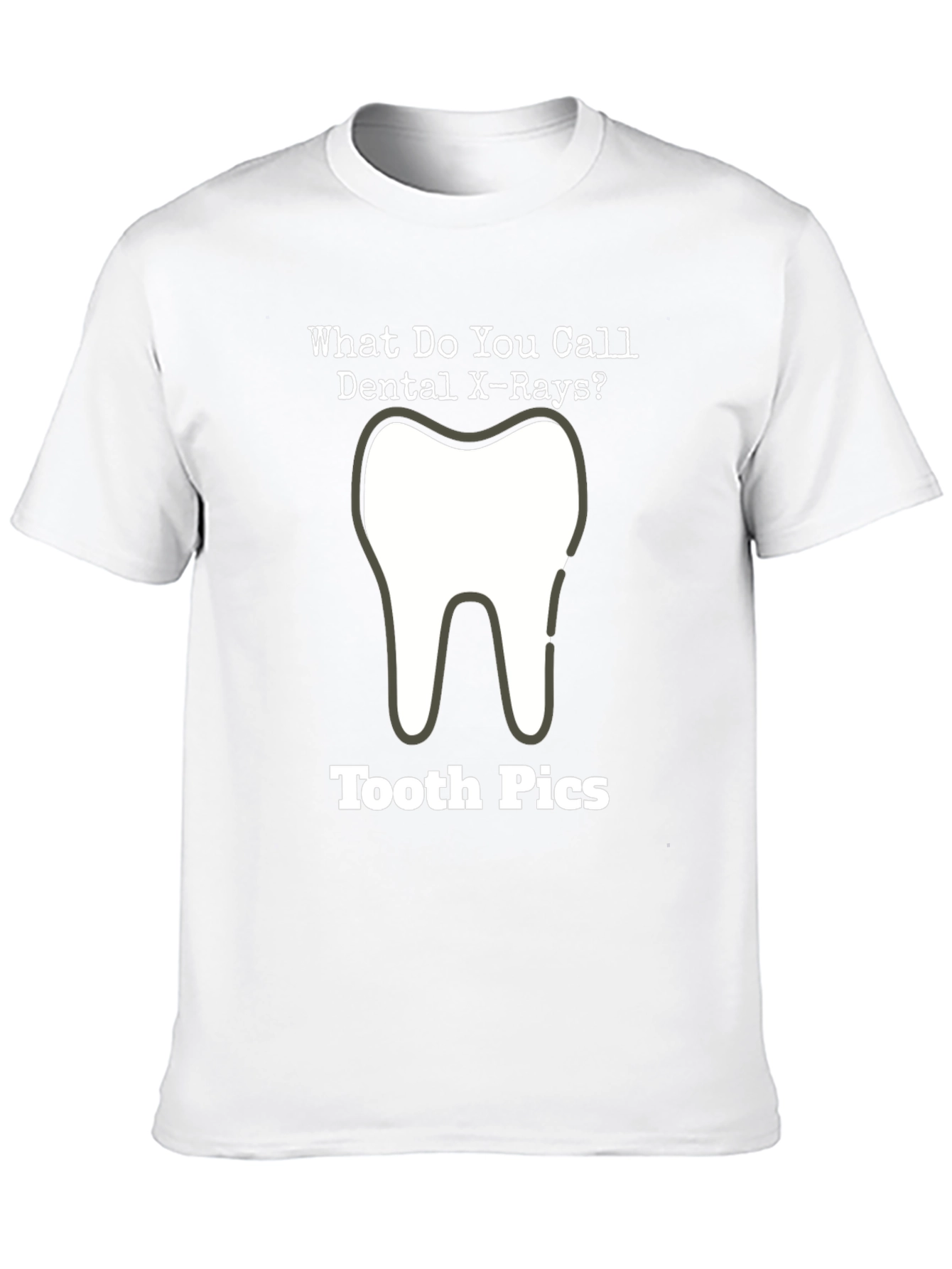 Dental X-Ray Tooth Pics Graphic T-Shirt