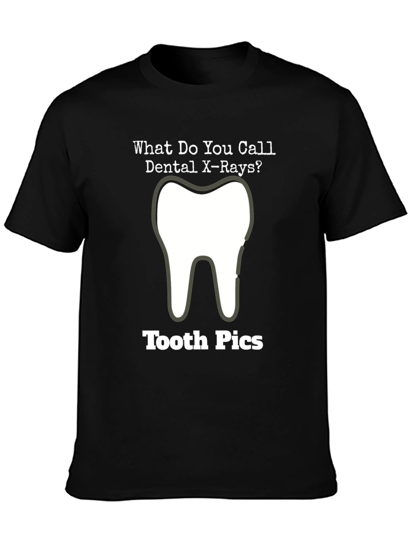 Dental X-Ray Tooth Pics Graphic T-Shirt