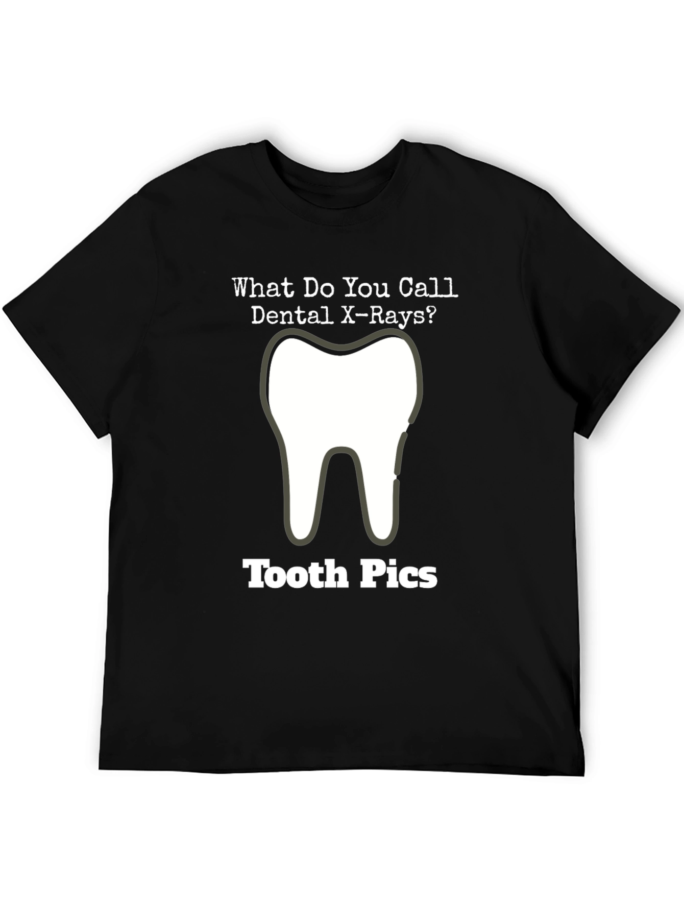 Dental X-Ray Tooth Pics Graphic T-Shirt