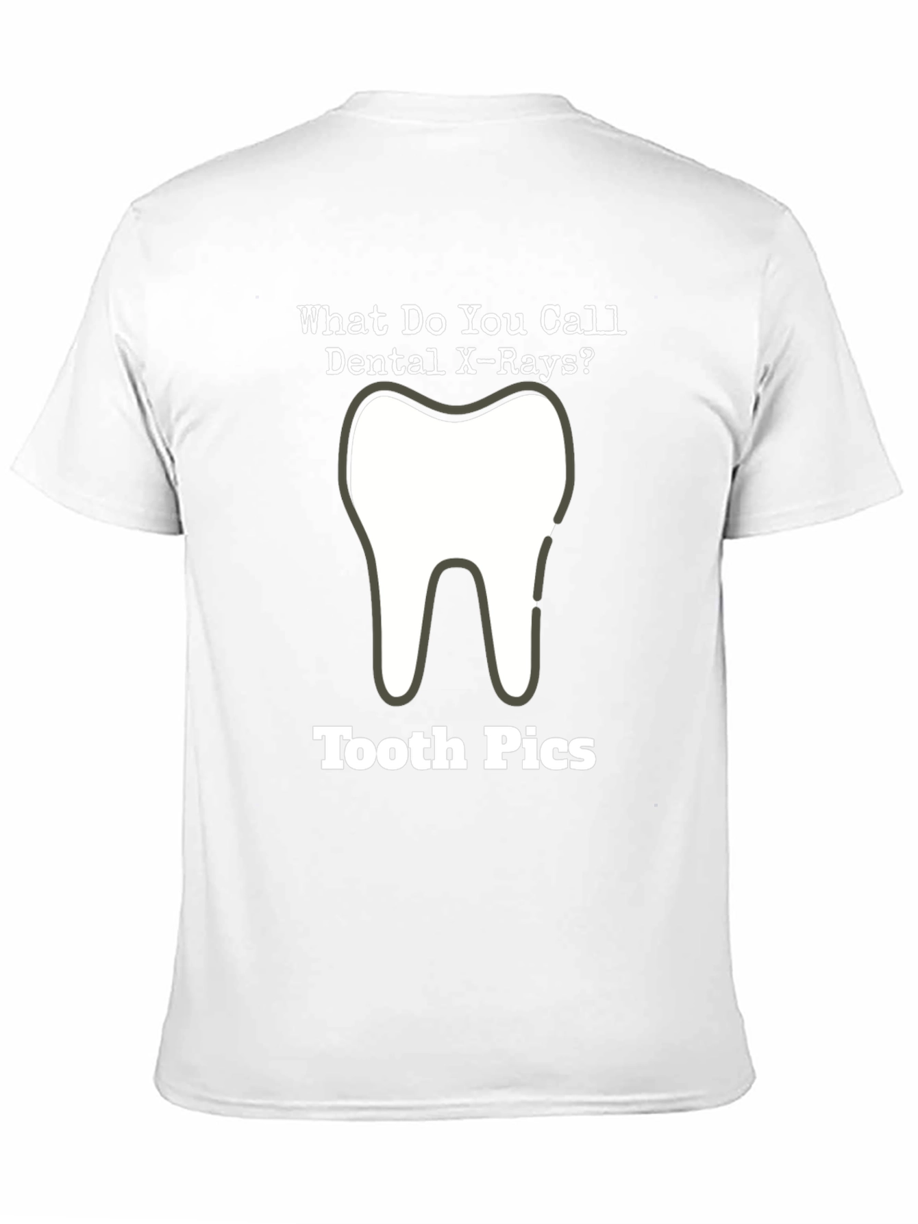 Dental X-Ray Tooth Pics Graphic T-Shirt