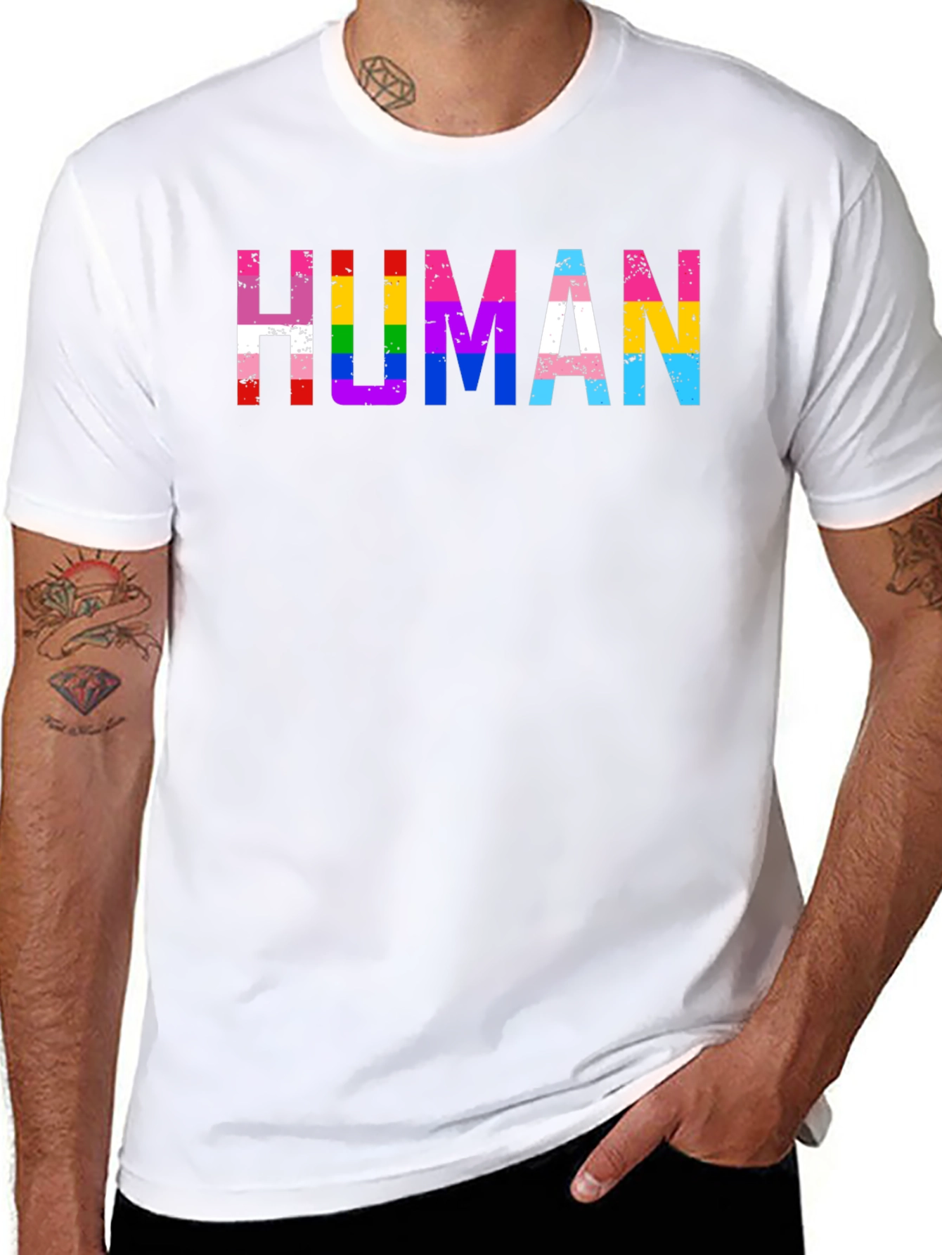 LGBTQ+ Human Pride T-Shirt