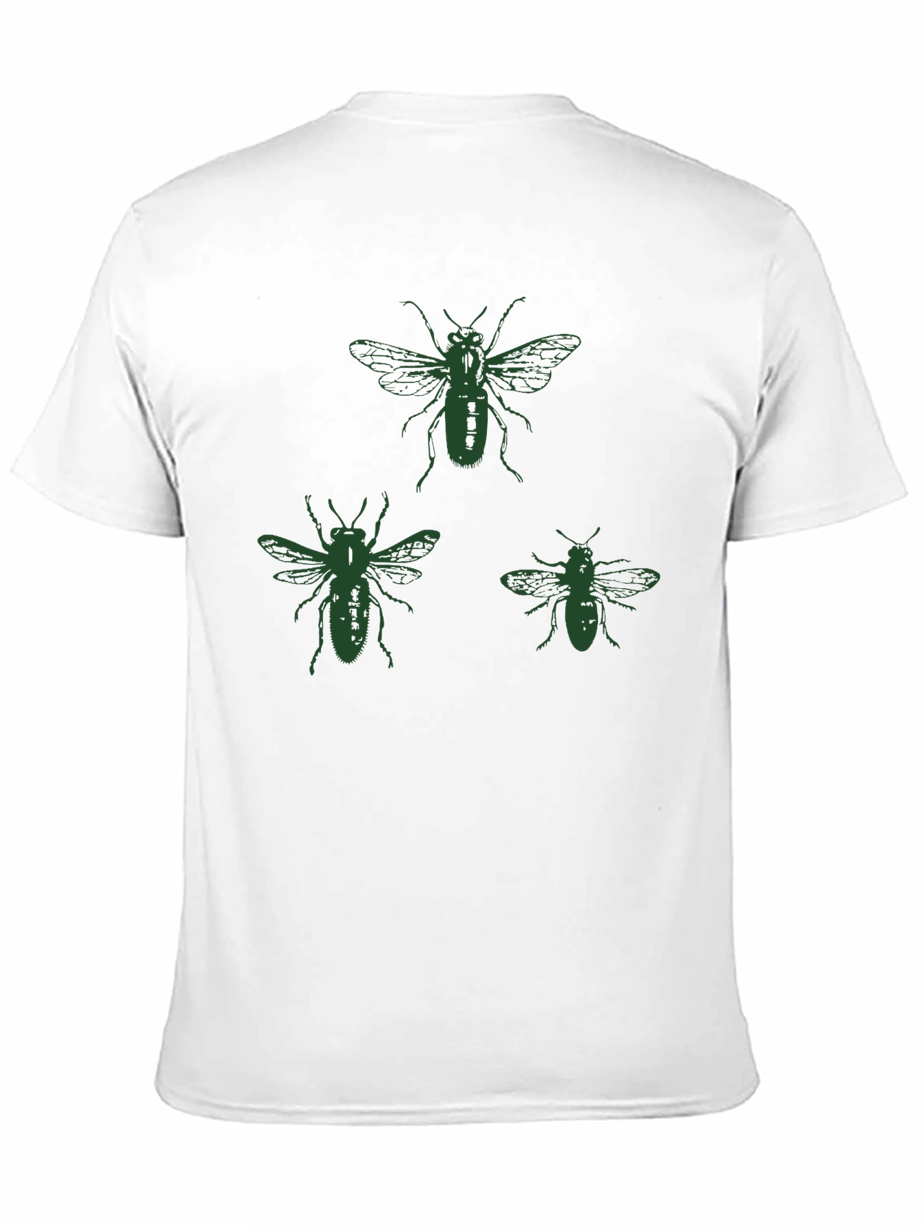 Bee Graphic T-Shirt - Black Cotton Tee