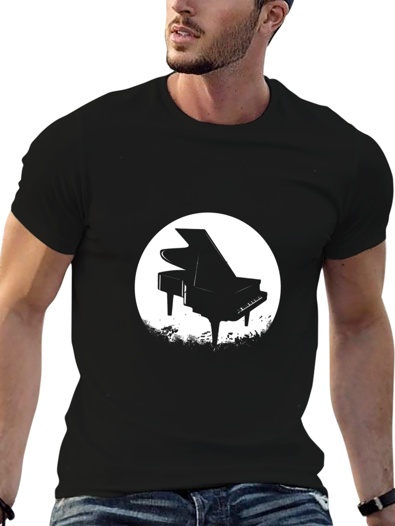 Grand Piano Graphic T-Shirt