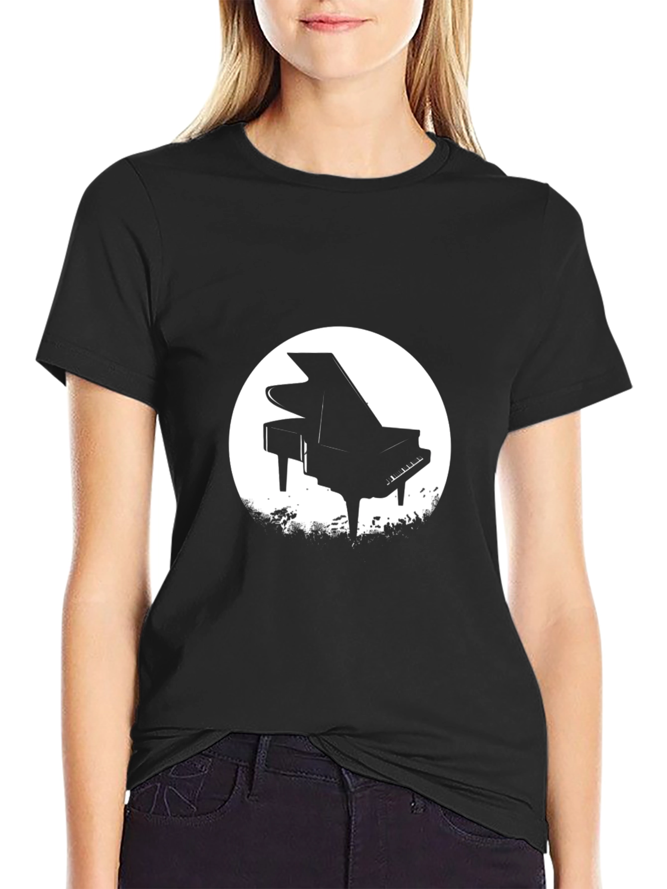 Grand Piano Graphic T-Shirt