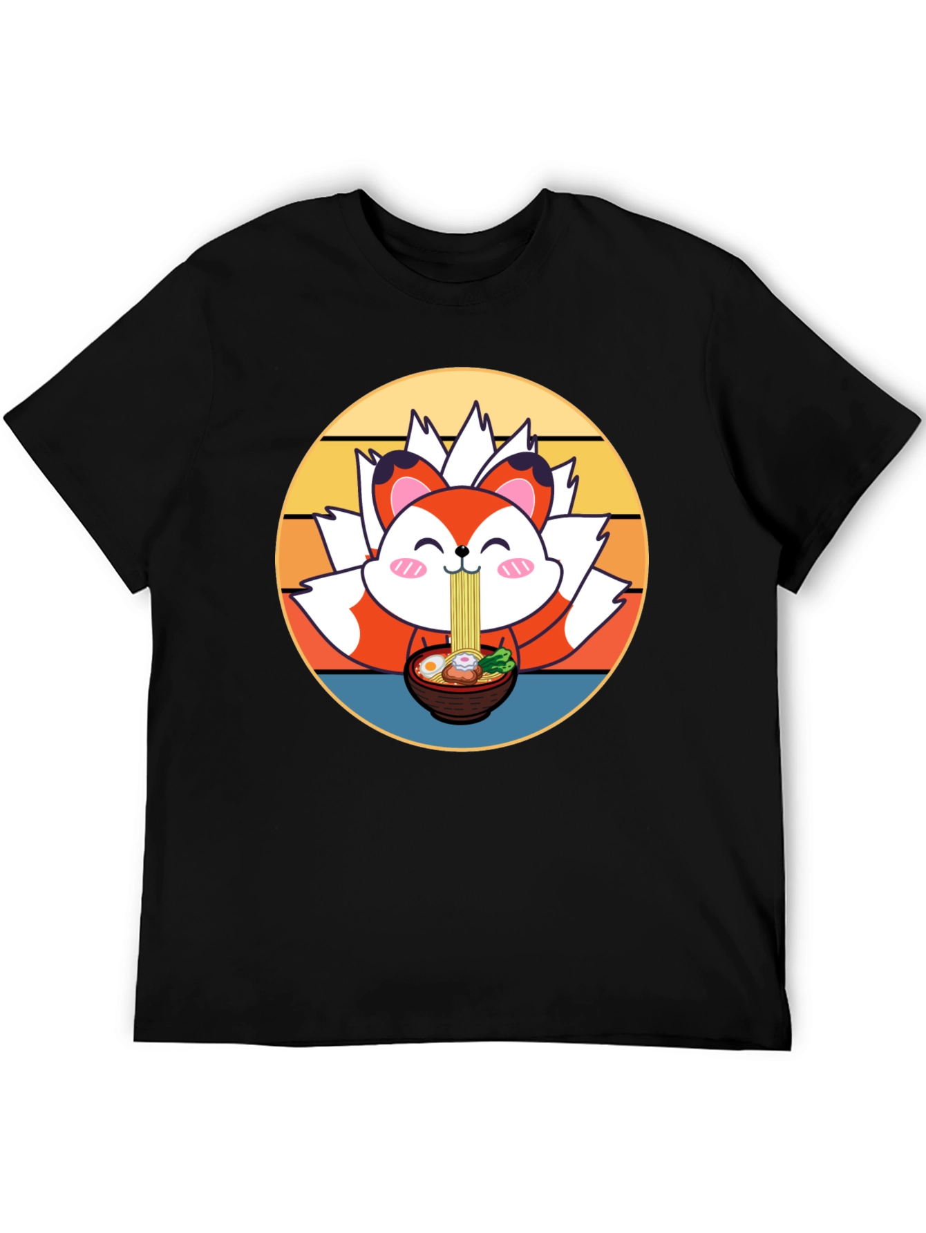Cute Ramen Fox T-Shirt