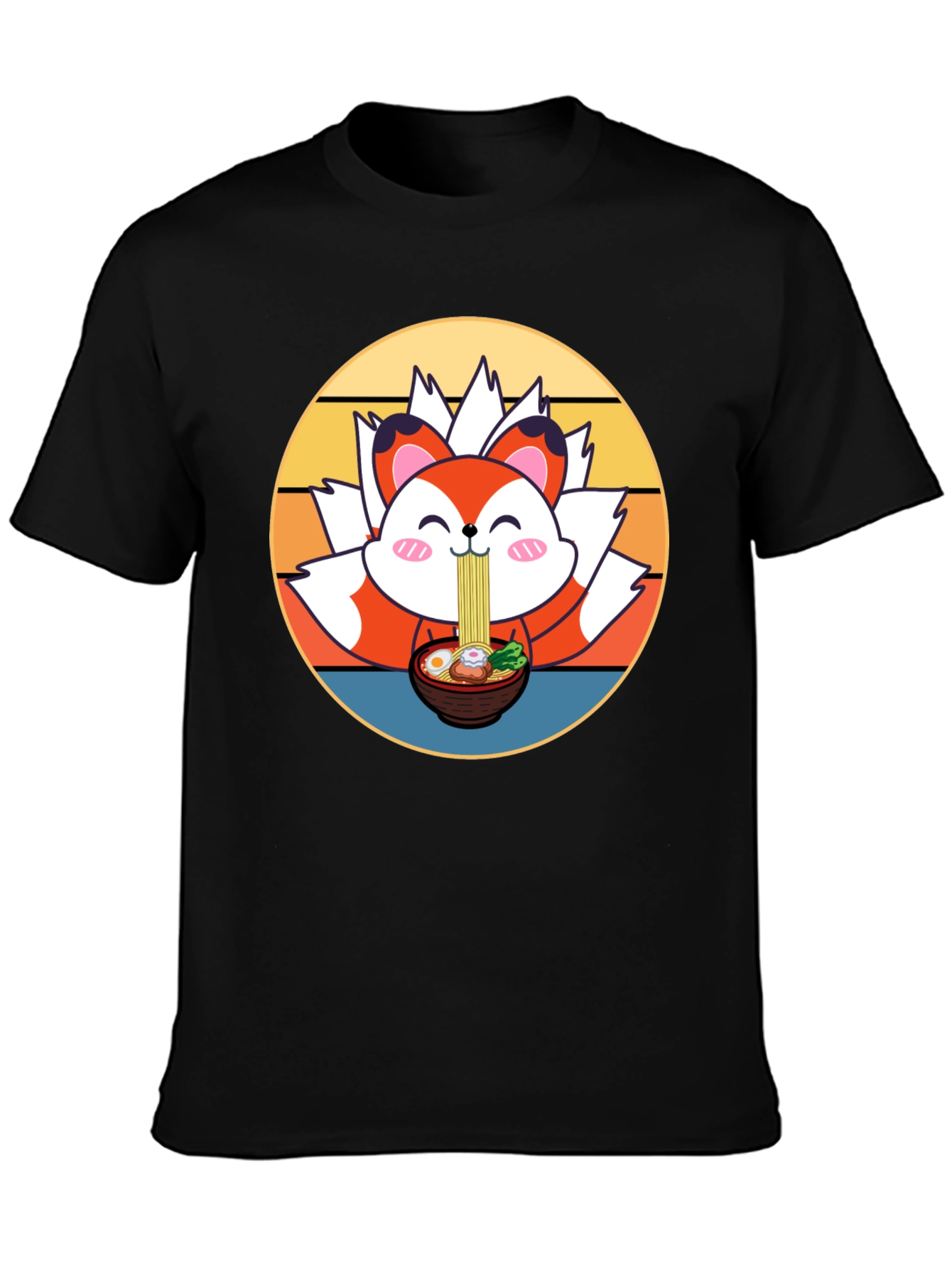 Cute Ramen Fox T-Shirt